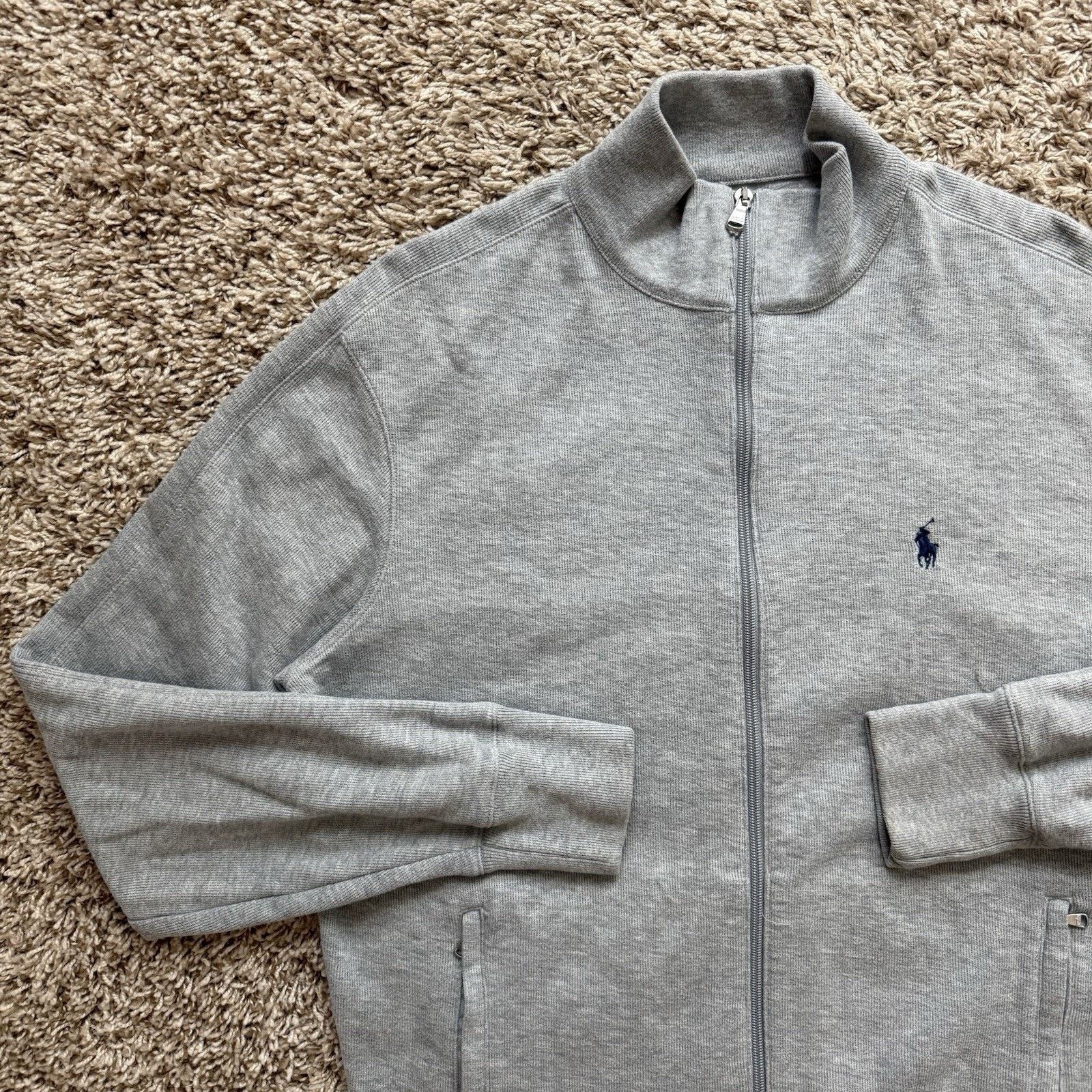 Polo Ralph Lauren × Ralph Lauren Polo Ralph Lauren Jacket Performance Grey Zip Sweat Track Size US M / EU 48-50 / 2 - 4 Thumbnail