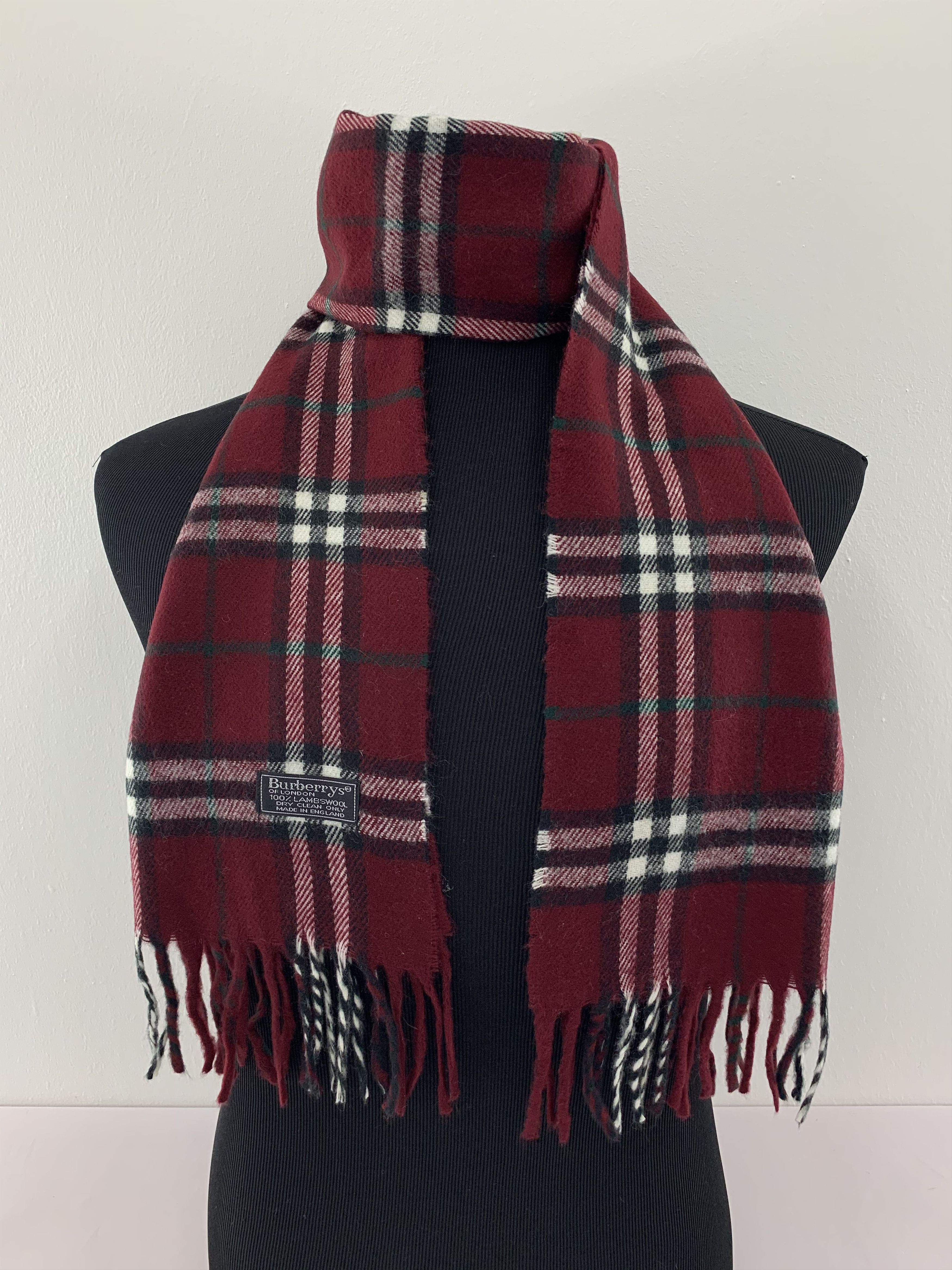 Burberry Burberry Scarf Wool Muffler Neck Wrap BL5125 Size ONE SIZE - 1 Thumbnail
