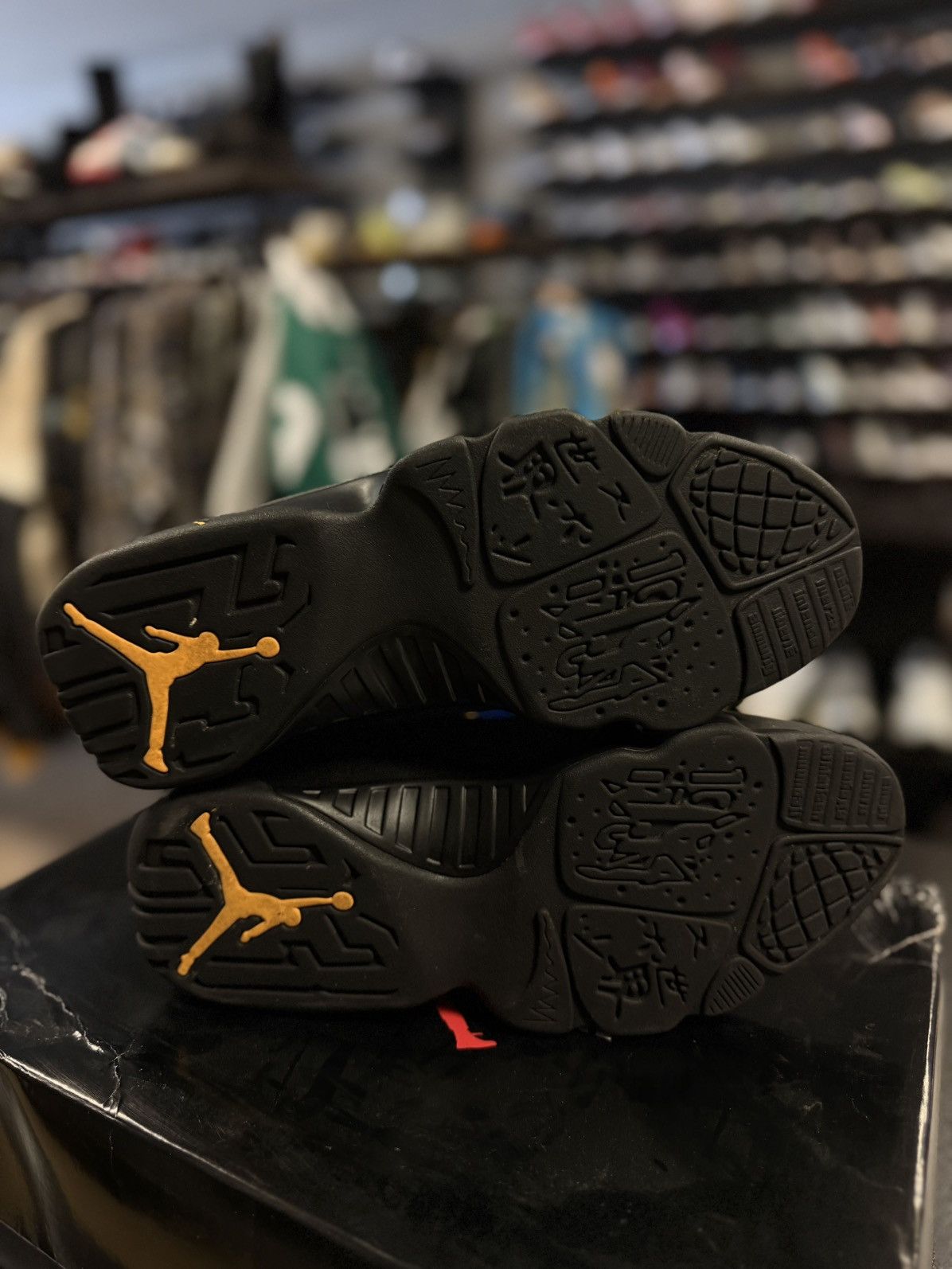 Nike Jordan 9 Dark Charcoal University Gold Size 8 🧼 Size US 8 / EU 41 - 17 Thumbnail