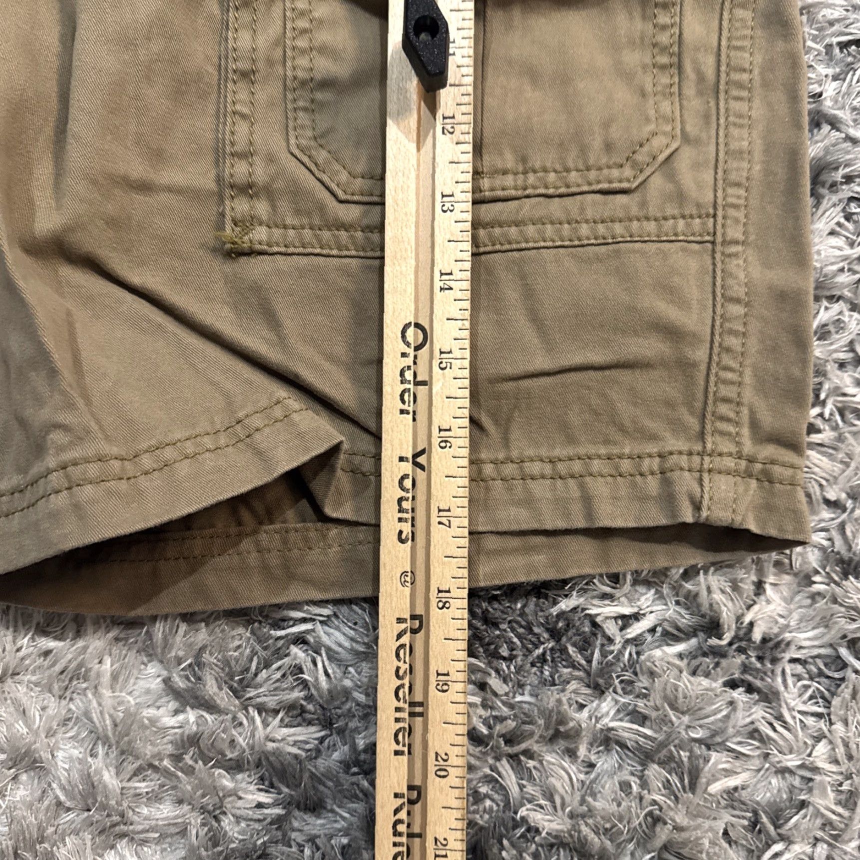 Lee VINTAGE Lee Cargo Shorts Men Beige 34 Stretch Waist 00’s Khaki Brown Y2K Rare Mens Size US 34 / EU 50 - 6 Thumbnail