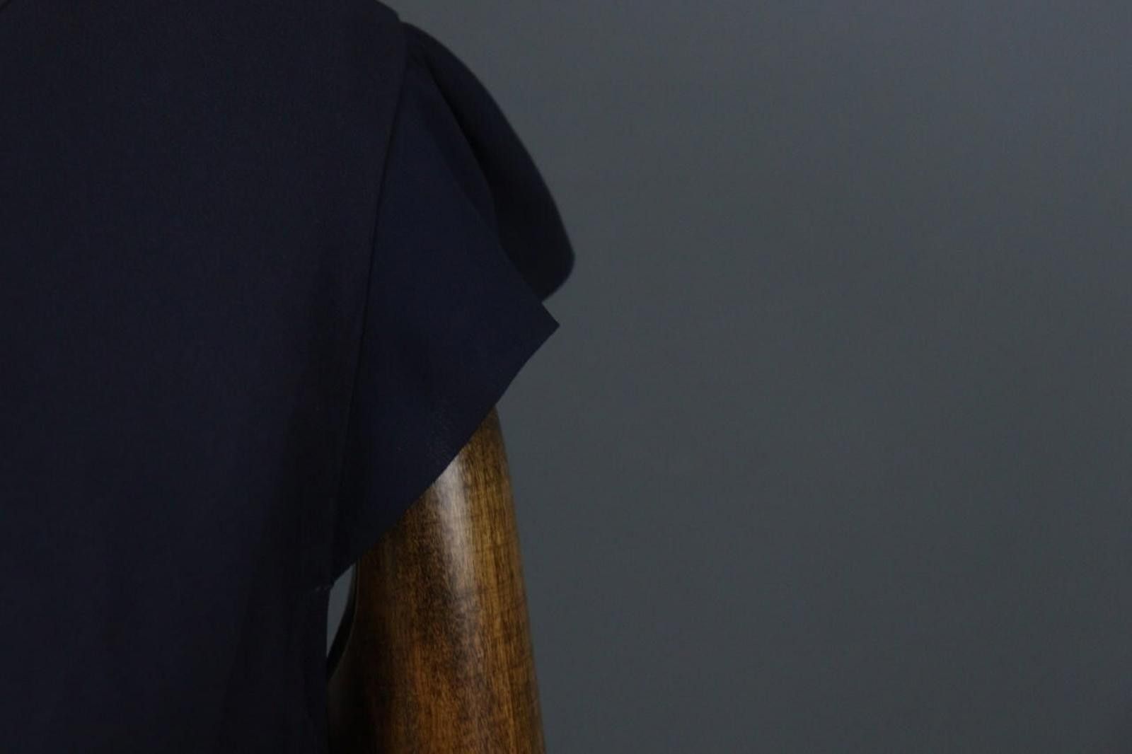 Other High Tech Navy Round Neck Regular Fit Pullover Blouse Top Size M / US 6-8 / IT 42-44 - 4 Thumbnail