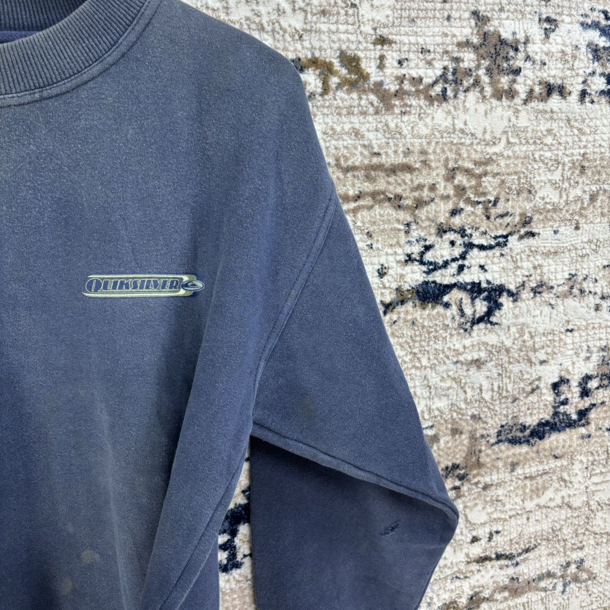 Quiksilver × Vintage Last Drop !! Vtg 90s Quiksilver Surfing Crewneck Sweatshirt Size US S / EU 44-46 / 1 - 15 Thumbnail