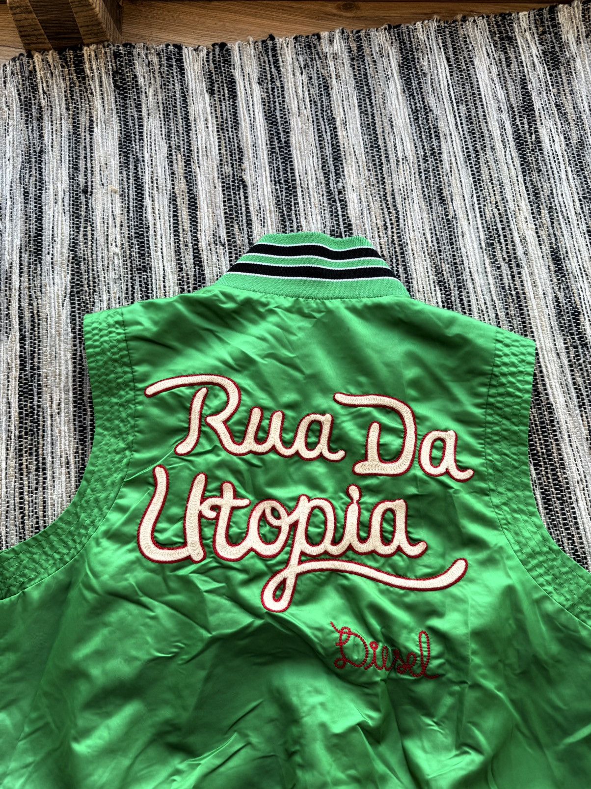 Diesel RARE VINTAGE DIESEL WOOMEN’S VEST SLEEVELESS RUA DA UTOPIA M Size M / US 6-8 / IT 42-44 - 10 Thumbnail