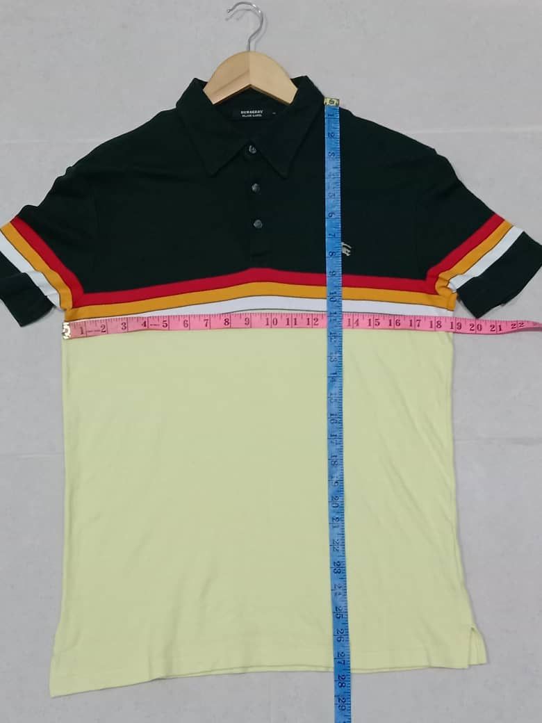Burberry RARE BURBERRY BLACK LABEL MULTICOLOR COLLAR STRIPES SHIRT Size US M / EU 48-50 / 2 - 10 Thumbnail