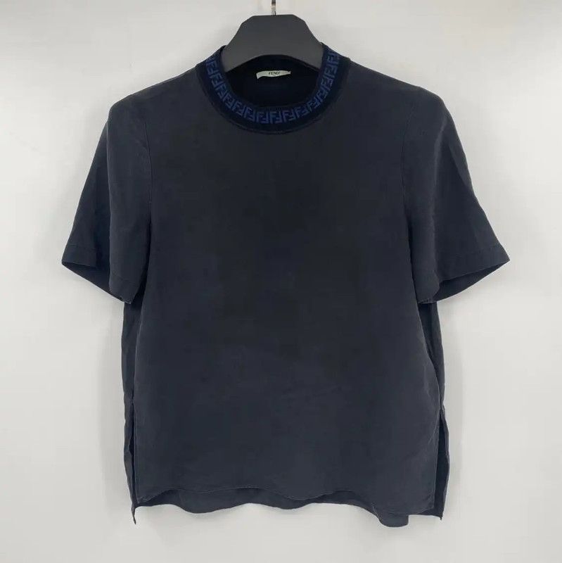 Fendi Fendi Colorblock Cotton Short Sleeve T-Shirt 0089 Size US S / EU 44-46 / 1 - 1 Thumbnail