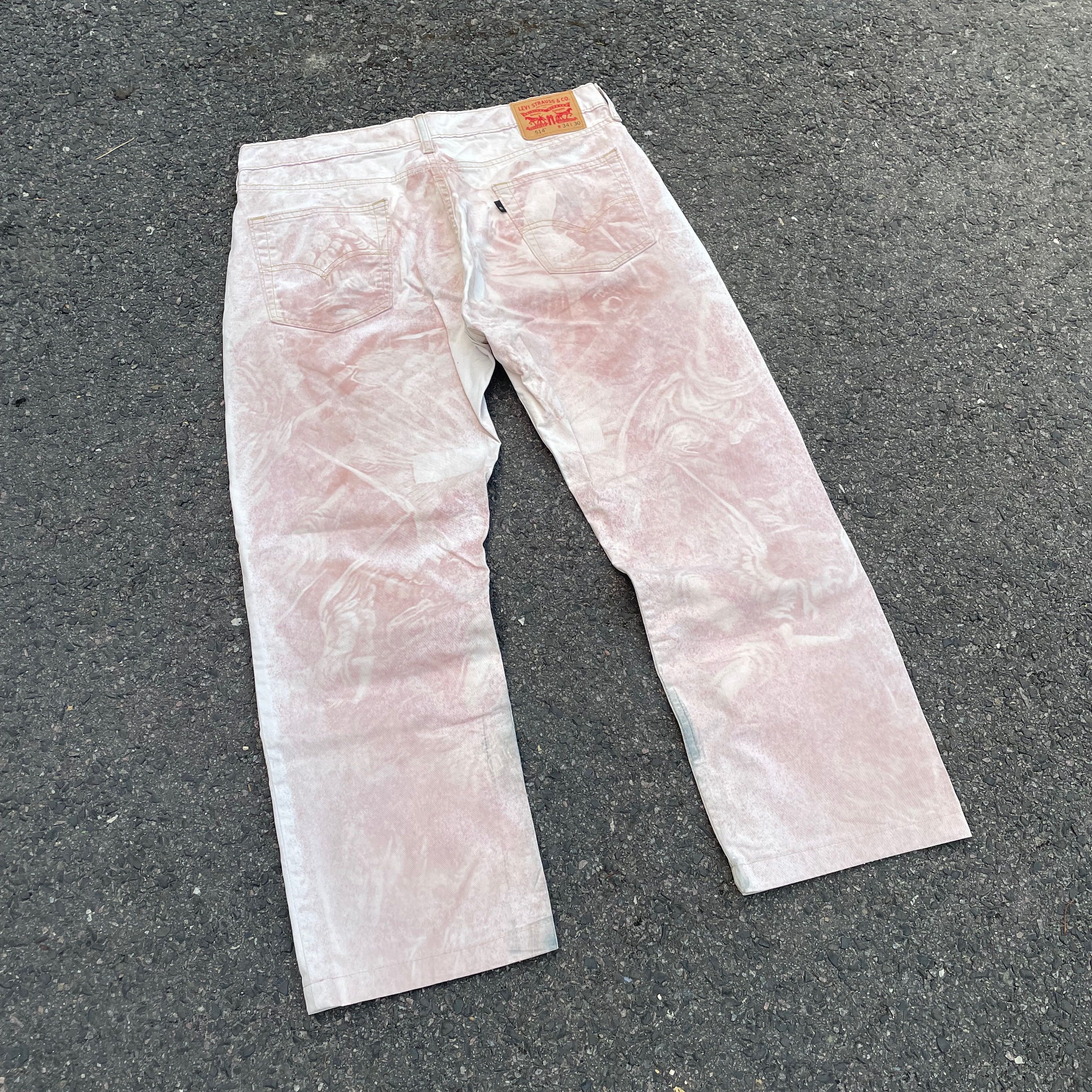 Levi's Levi's custom Art pants 1of1 art distressed y2k rare Size US 34 / EU 50 - 2 Thumbnail
