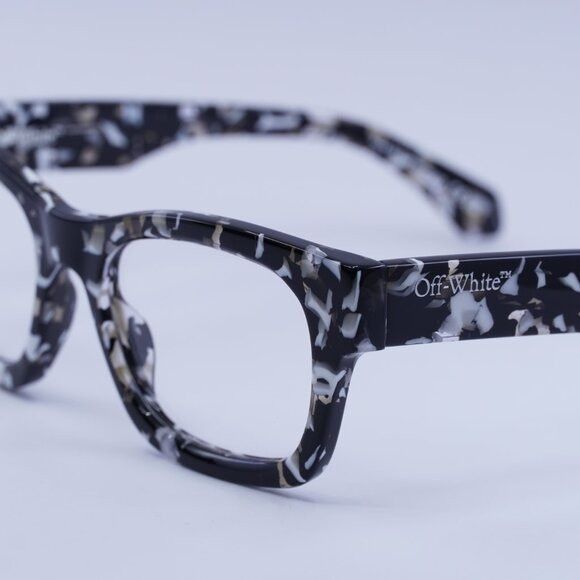 Off-White Off-White OERJ078 STYLE 78 1200 Eyeglasses Black Havana 52mm Size ONE SIZE - 3 Thumbnail