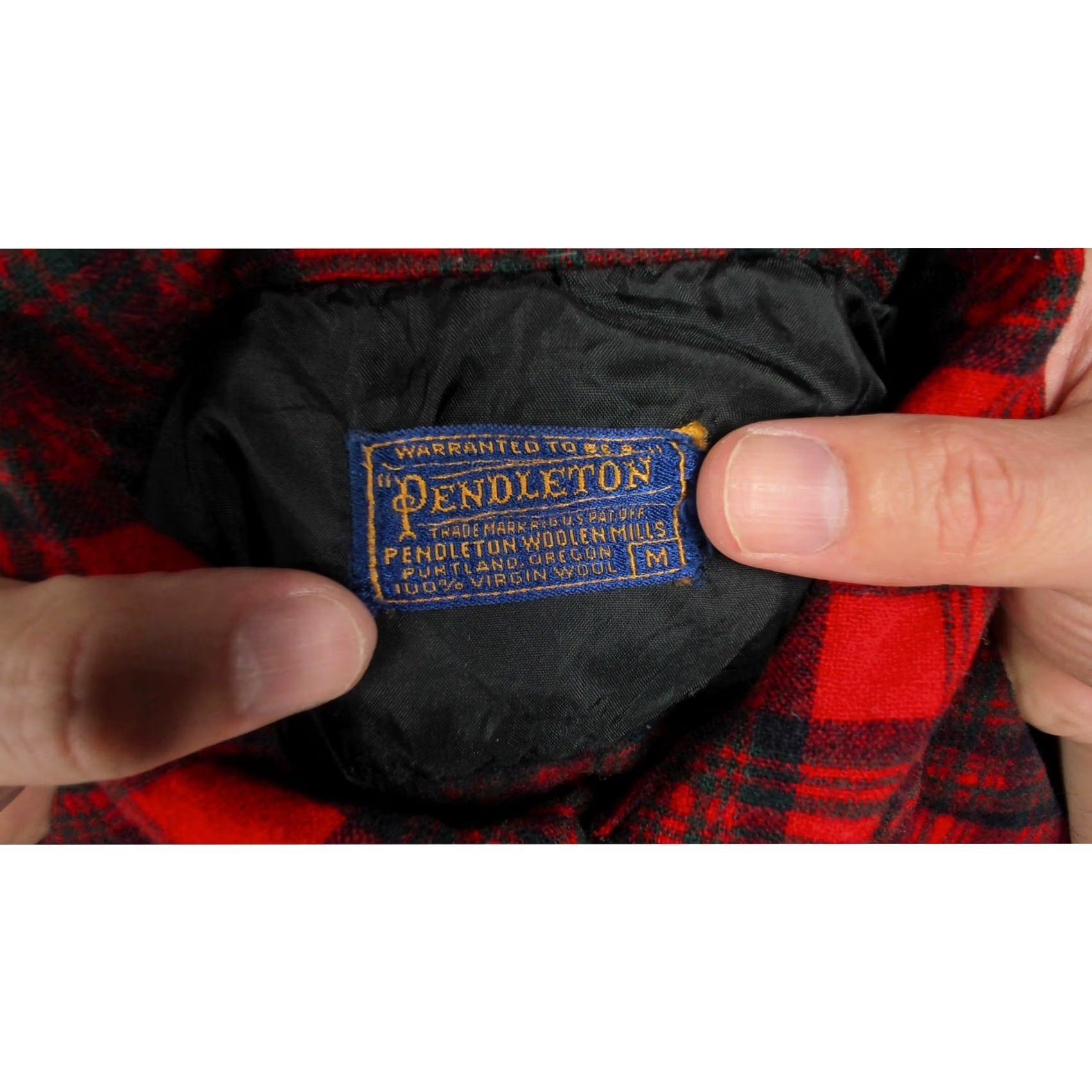 Pendleton Pendleton Flannel Shirt, Red, Navy, Green - Vintage Womens Large Size L / US 10 / IT 46 - 7 Thumbnail