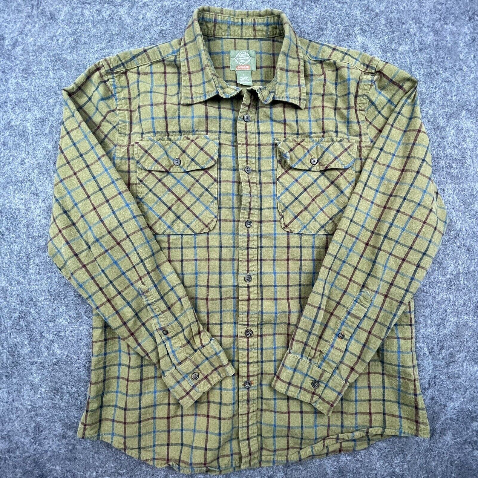 St. Johns Bay St Johns Bay Outdoor Shirt Mens Large Flannel Plaid Cabin Size US L / EU 52-54 / 3 - 1 Thumbnail