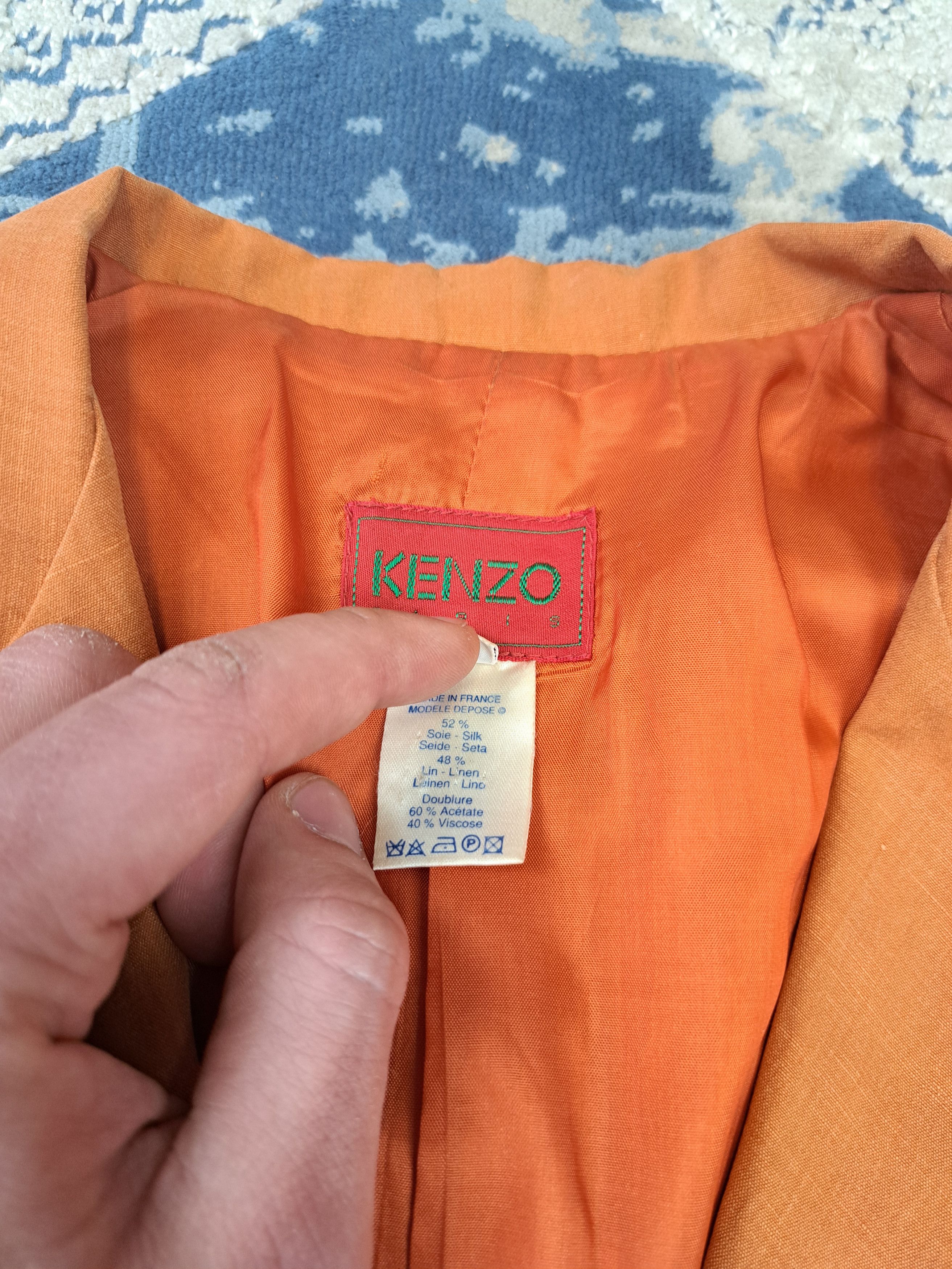 Kenzo Kenzo Floral Embroidery Silk Avant Garde Blazer Japan Style Size XL / US 12-14 / IT 48-50 - 7 Thumbnail