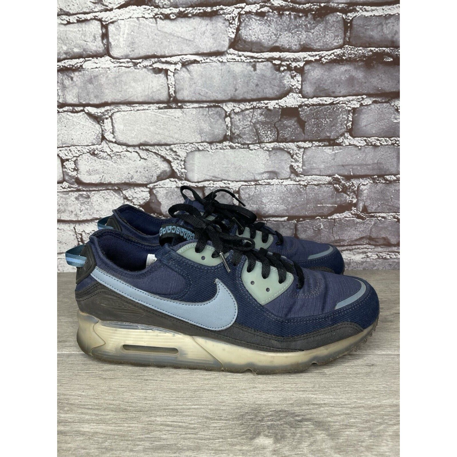 Nike Nike Air Terrascape 90 Midnight Navy Aqua Athletic Shoes Sne Size US 12 / EU 45 - 14 Thumbnail