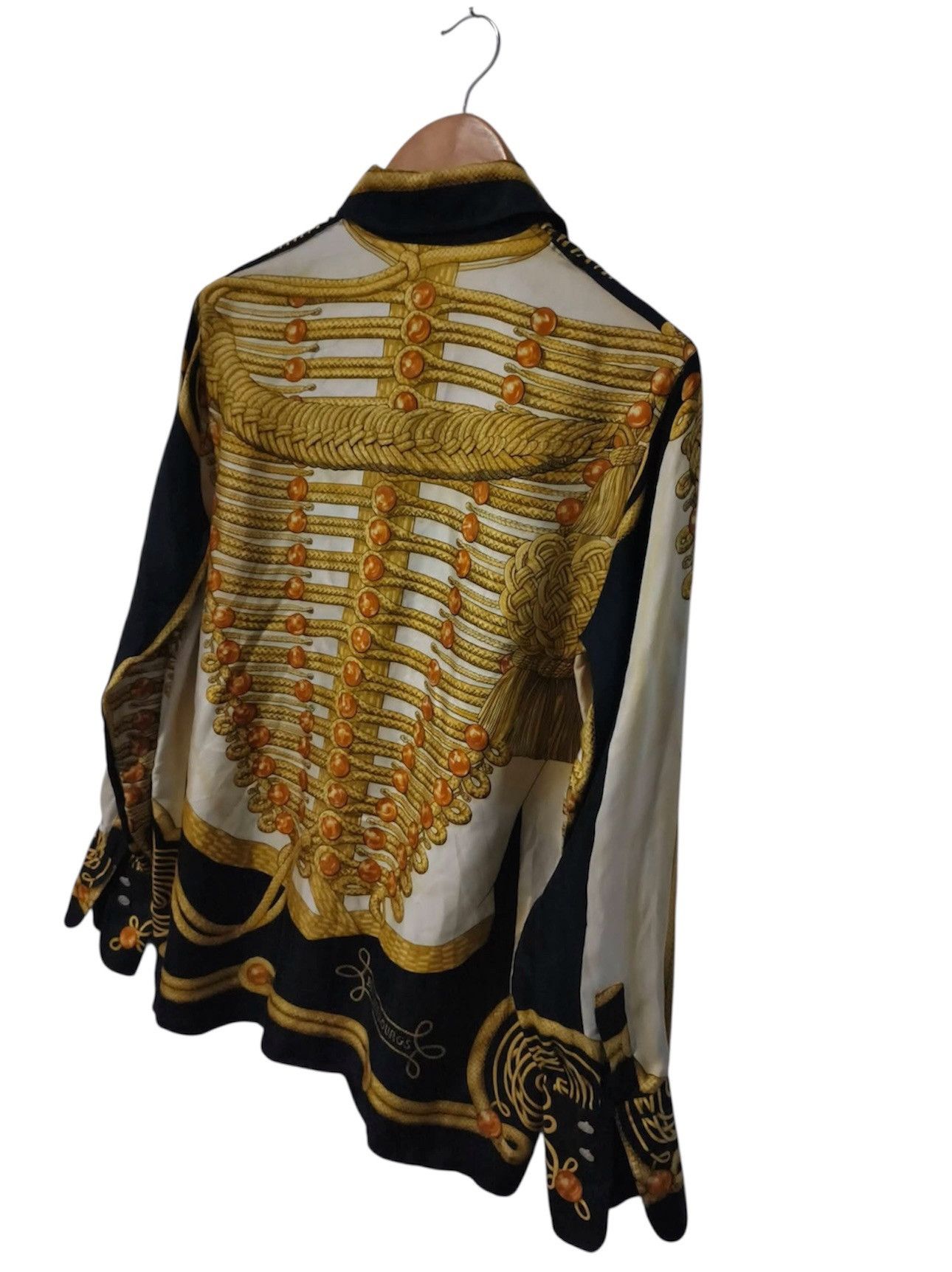 Hermes Hermes Paris Baroque Brandebourgs 1970s silk made in France Size US M / EU 48-50 / 2 - 7 Thumbnail