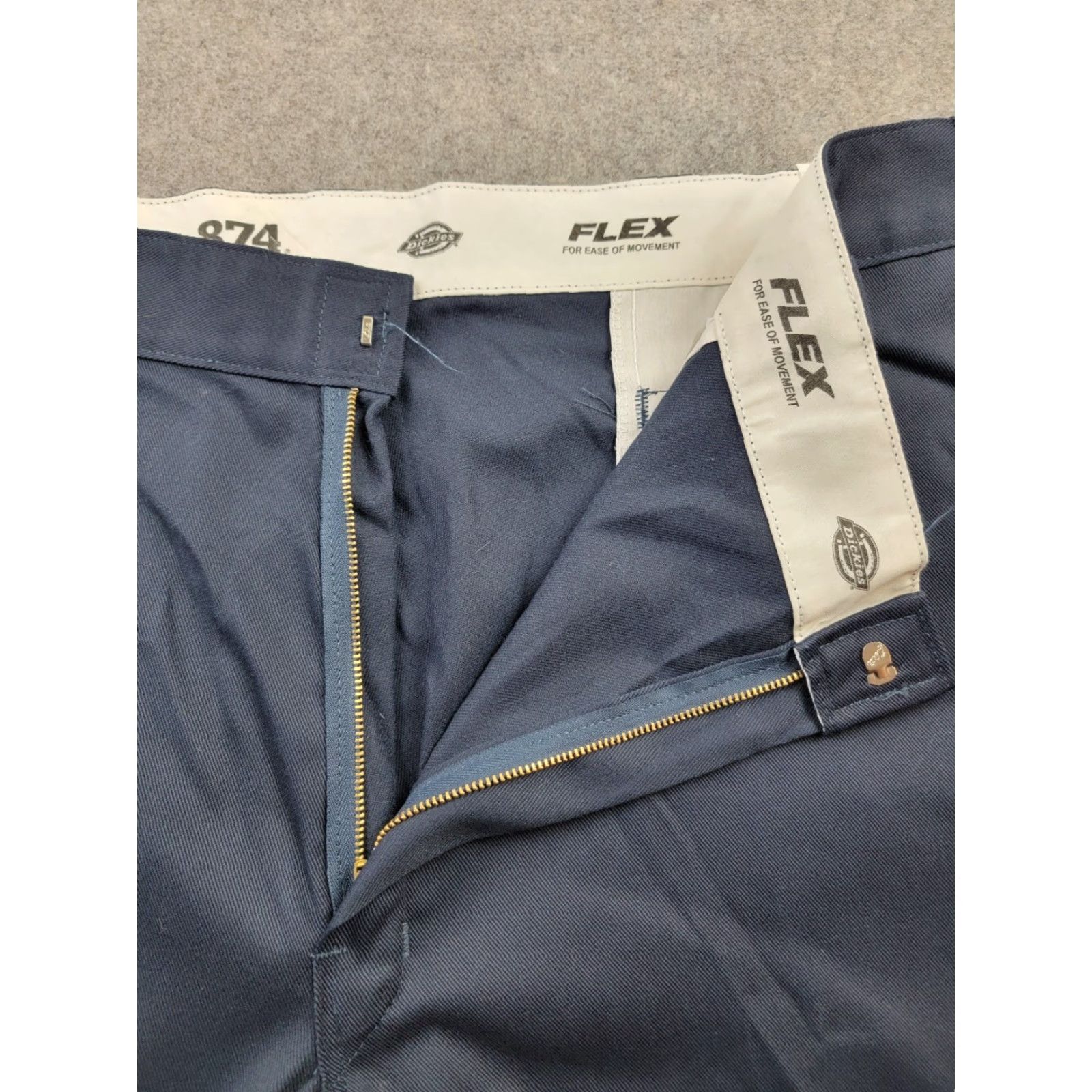 Dickies Dickies Pants Mens 44x32 Blue 874 Original Fit Flex Work Pant Size US 44 / EU 60 - 2 Thumbnail