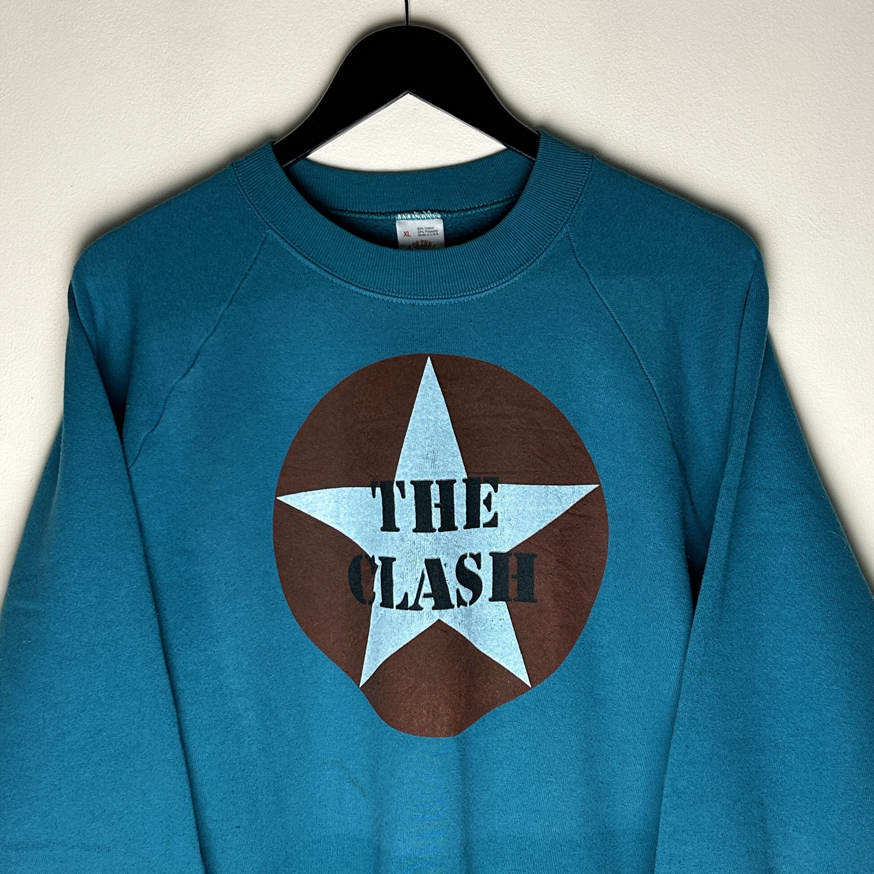 Band Tees Vintage The Clash 80's Punk Band Sweatshirt Size US XL / EU 56 / 4 - 2 Thumbnail