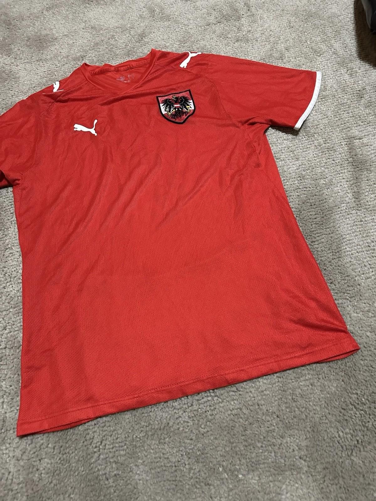 Puma Puma Austria 2008/2010 Home Football Shirt Soccer Jersey M Size US M / EU 48-50 / 2 - 2 Thumbnail