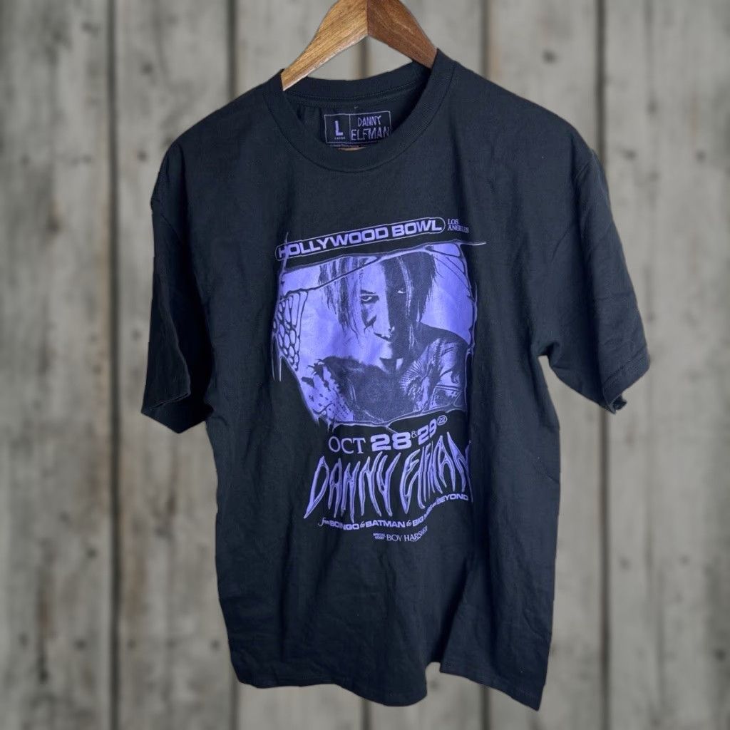 Danny Elfman Mens Large L Concert Shirt Oingo Boingo Hollywood Bowl Oct 2022
