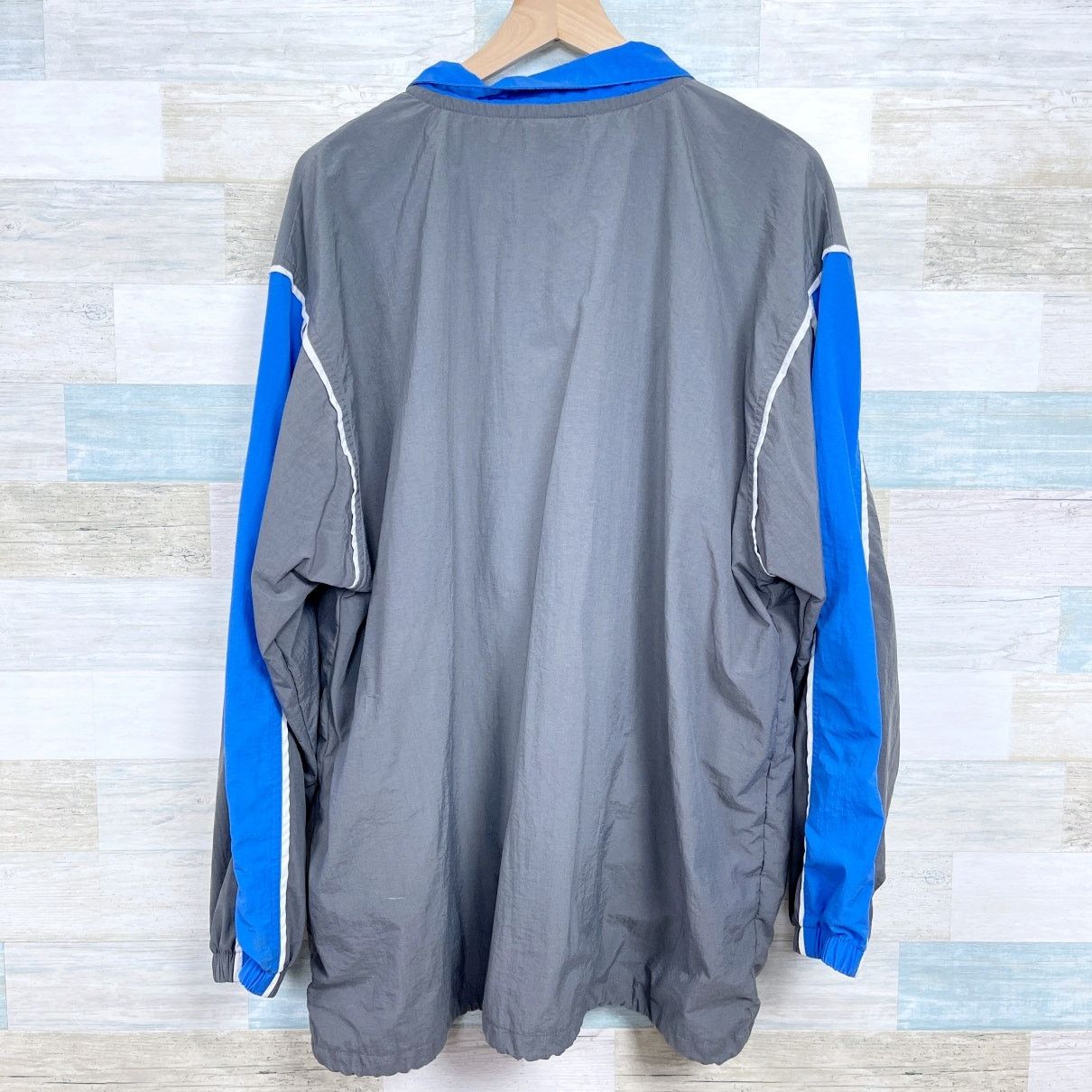 K-Swiss K-Swiss 1/4 Zip Windbreaker Jacket Gray VTG 90s Mens XL Size US XL / EU 56 / 4 - 5 Thumbnail
