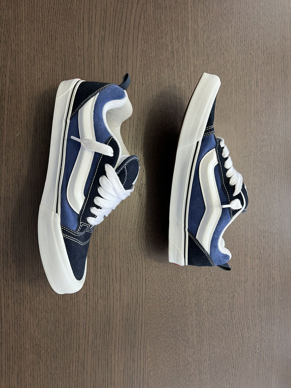 Vans Vans Knu Skool / navy blue and white Size US 12 / EU 45 - 3 Thumbnail