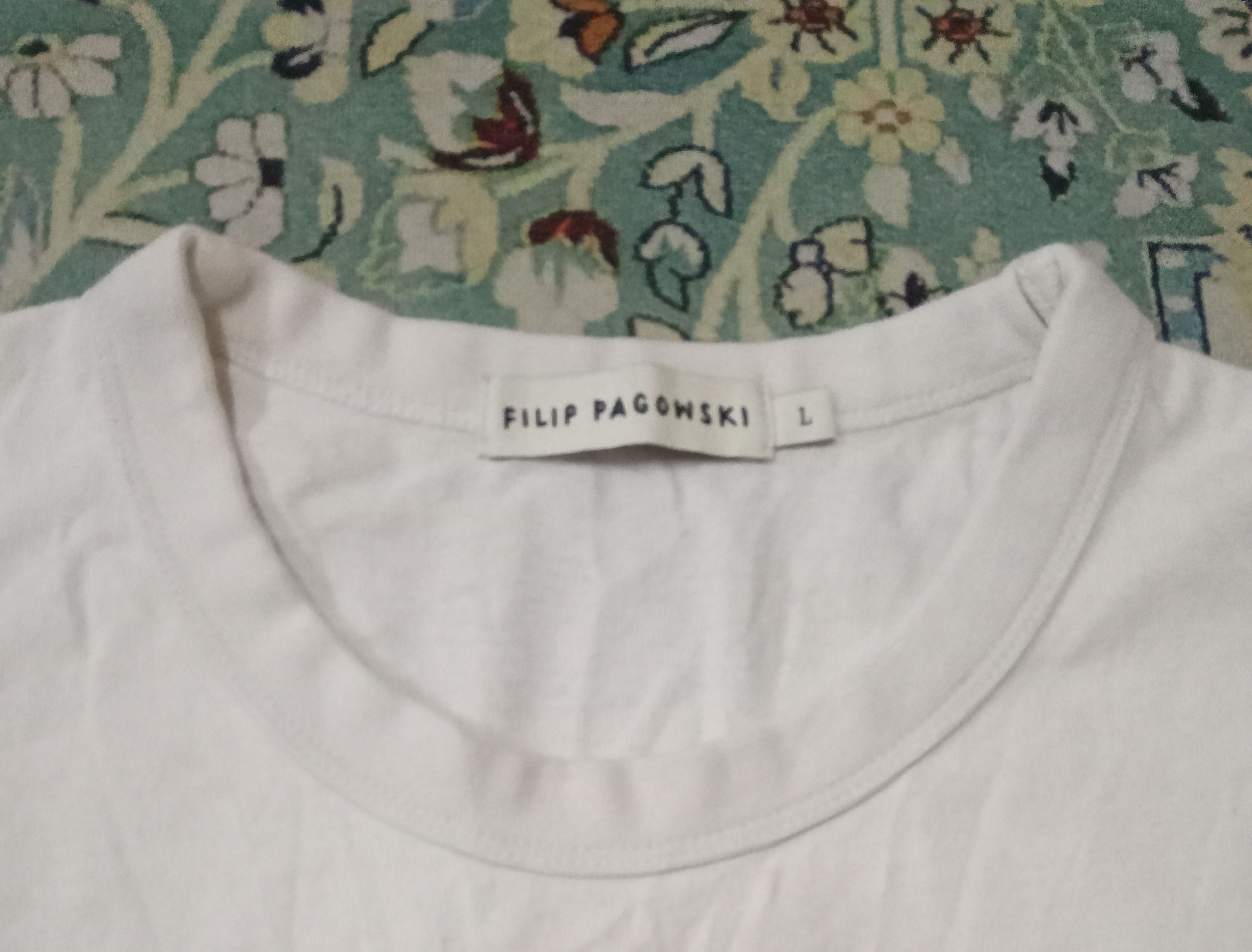 Designer Filip Pagowski x Gu Red Head Flower Bed T Shirt Size US L / EU 52-54 / 3 - 3 Thumbnail
