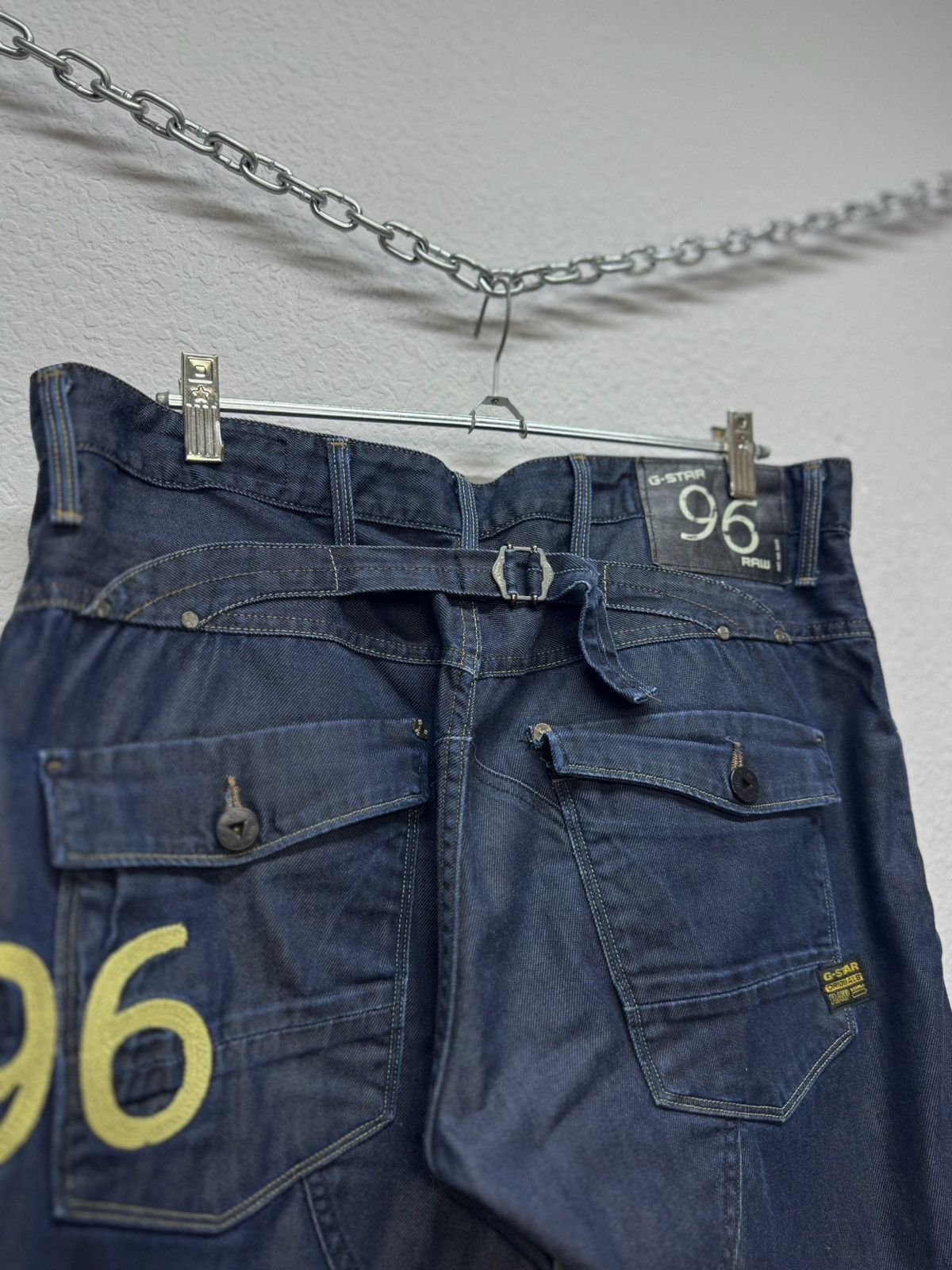 G-Star Vintage G-star Opium Cargo Avantgarde Bontage Baggy Pants Size US 36 / EU 52 - 17 Thumbnail