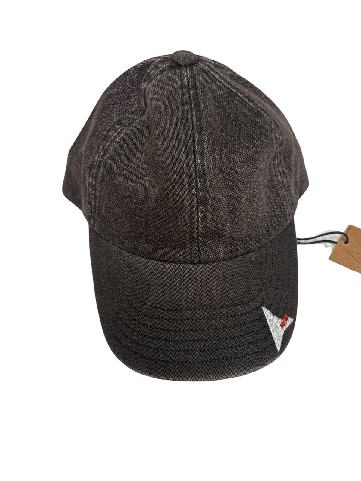 ROA (RARE) ROA X Wrangler Aero 6 Panel Dark Brown Denim Cap Size ONE SIZE - 4 Thumbnail