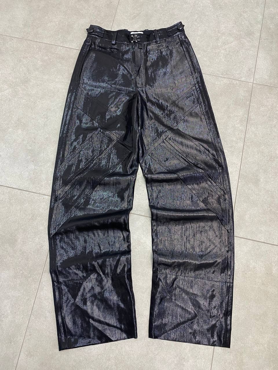 Other Pronounce AW20 Glitter Metallic Baggy Runaway Show Pants Size US 32 / EU 48 - 1 Thumbnail