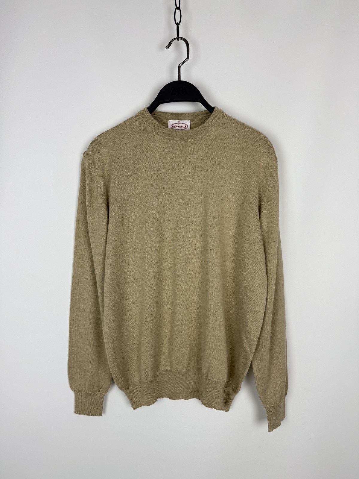 Other Provenzale Napoli Beige Wool Acrylic Blend Crewneck Sweater Size US L / EU 52-54 / 3 - 1 Thumbnail