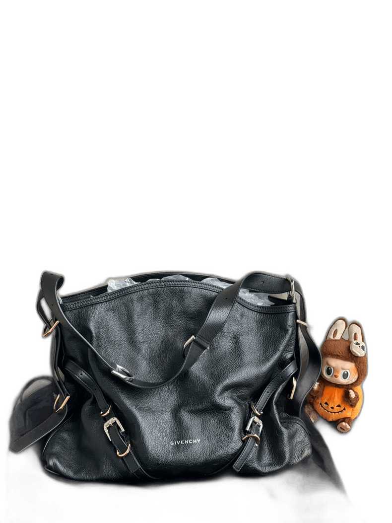 Givenchy Givenchy Black Medium Voyou Shoulder Bag Size ONE SIZE - 1 Thumbnail