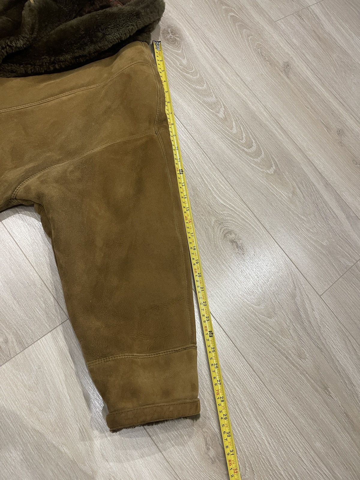 Gimo's Gimo’s Vintage 80s Shearling Coat Brown Suede Leather M/L Size US L / EU 52-54 / 3 - 15 Thumbnail