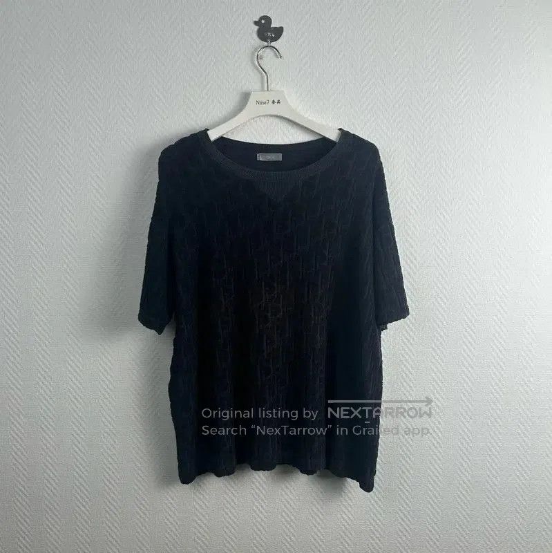 Dior Dior Black Linen Blend Men's T-Shirt . Size US XXL / EU 58 / 5 - 1 Thumbnail