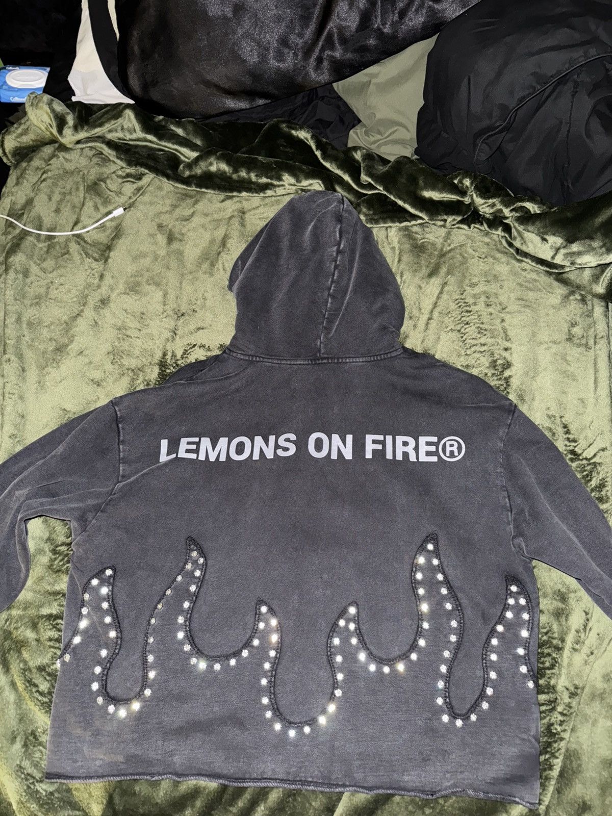 Other Lemons On Fire Rhinestone hoodie Size US S / EU 44-46 / 1 - 2 Thumbnail