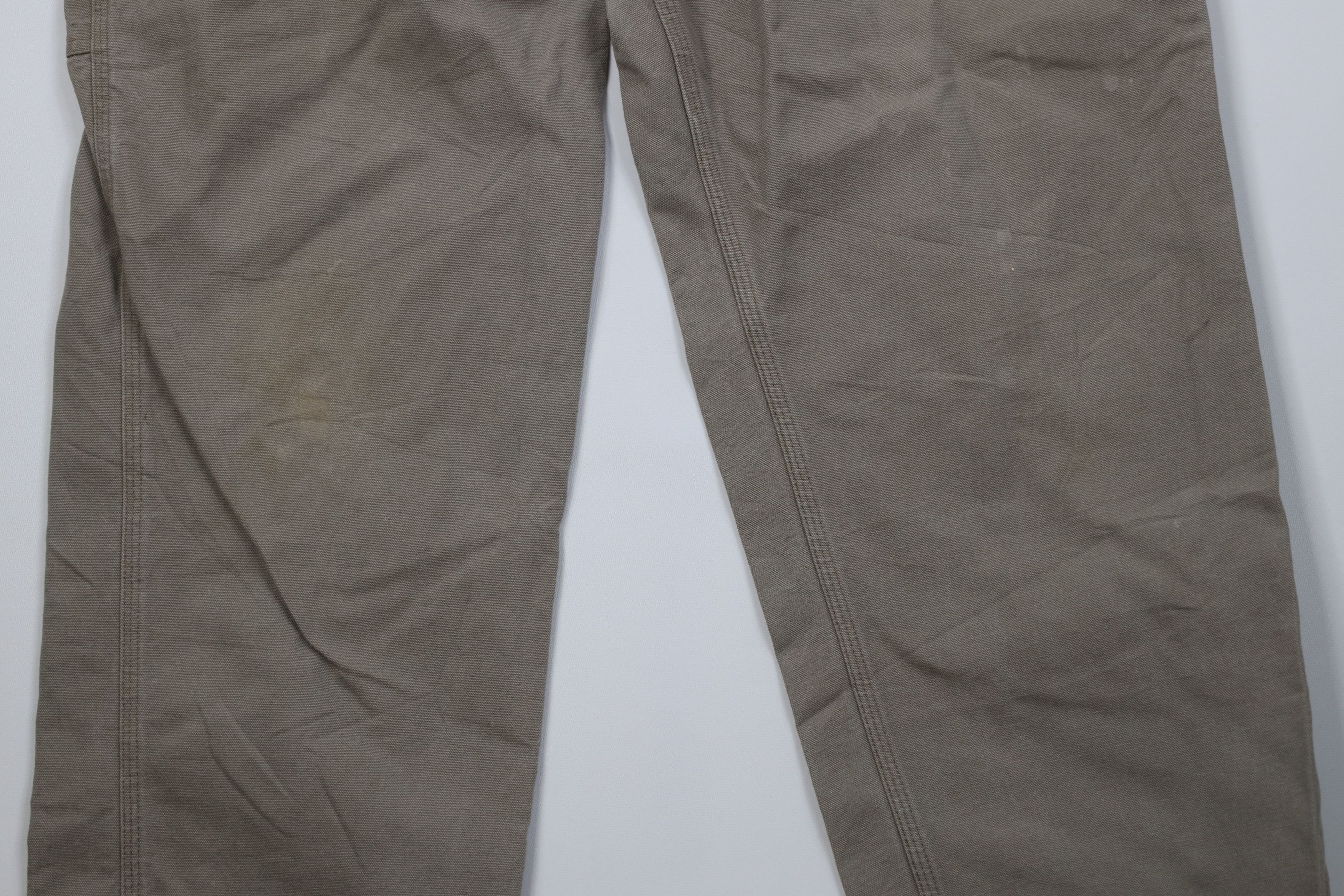 Carhartt Vintage Y2K Carhartt Canvas Wide Leg Dungaree Pants Desert Size US 38 / EU 54 - 3 Thumbnail