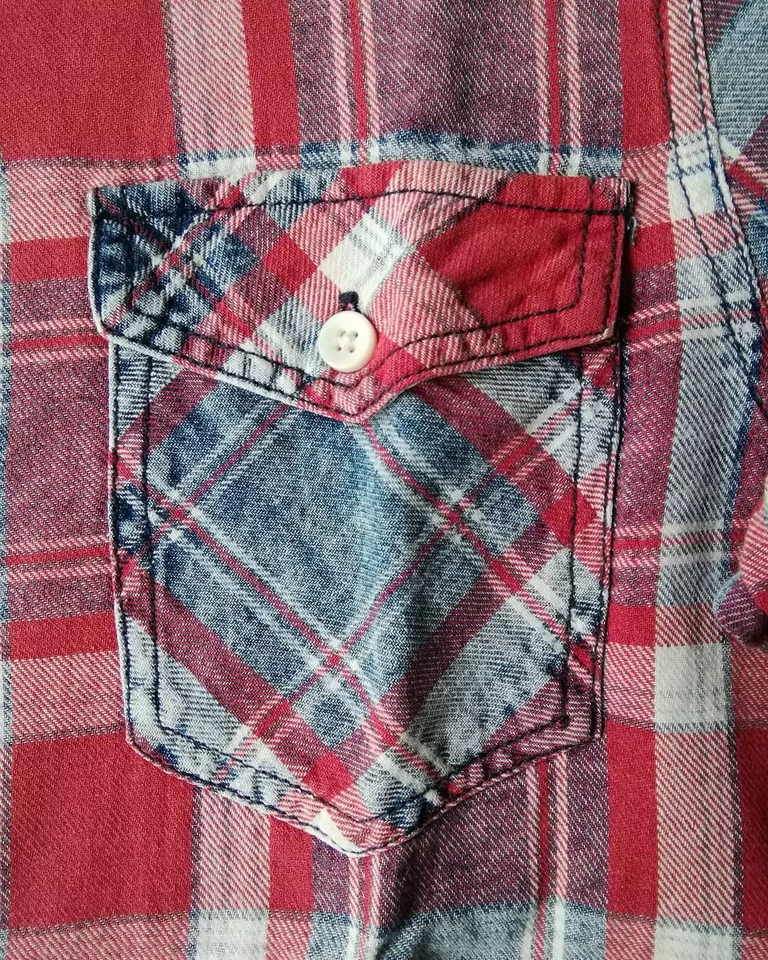 In The Attic × Japanese Brand In The Attic Red Plaid Flanel Shirt Size US M / EU 48-50 / 2 - 4 Thumbnail