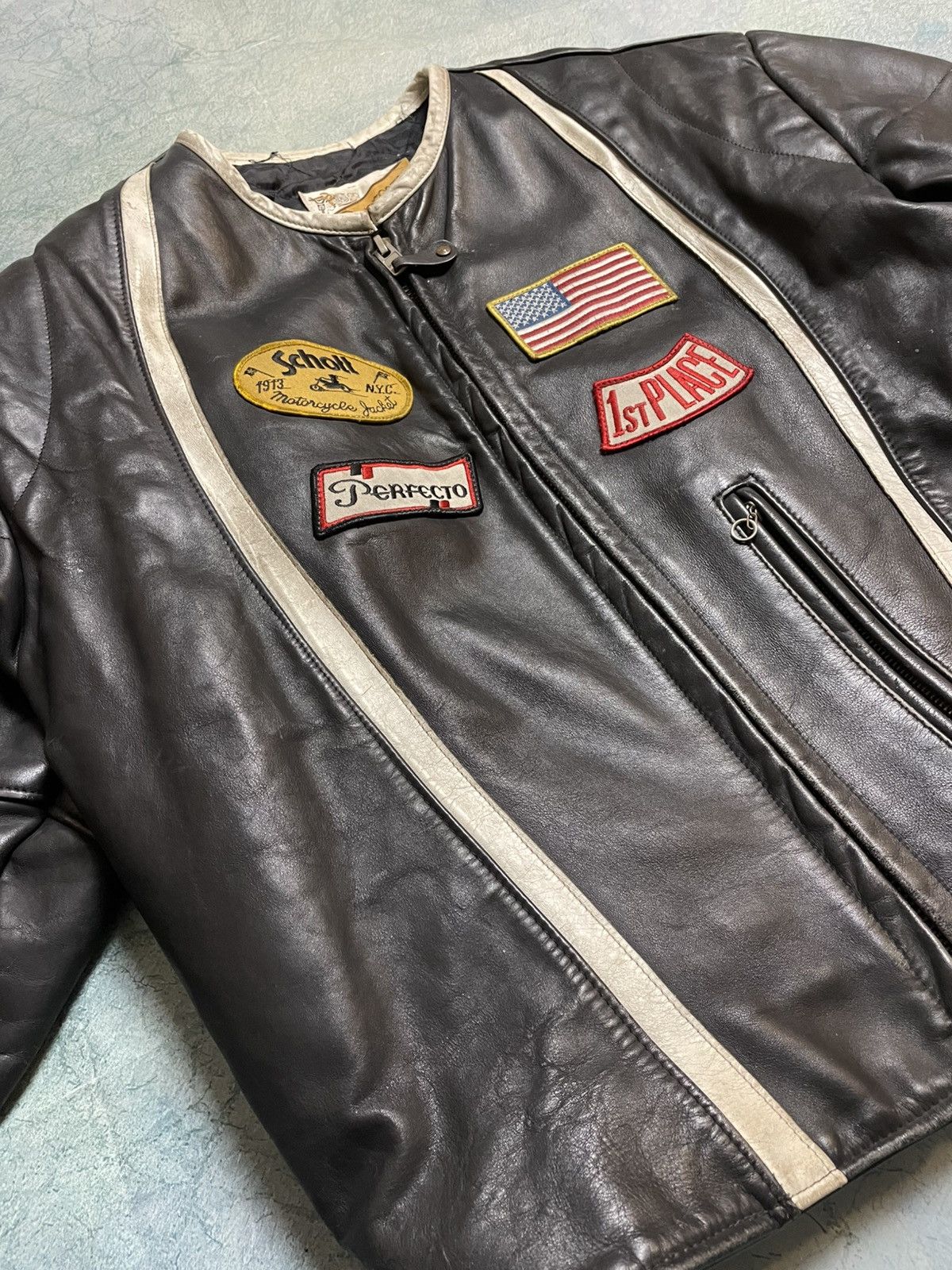 Schott Schott leather moto jacket Size US M / EU 48-50 / 2 - 11 Thumbnail