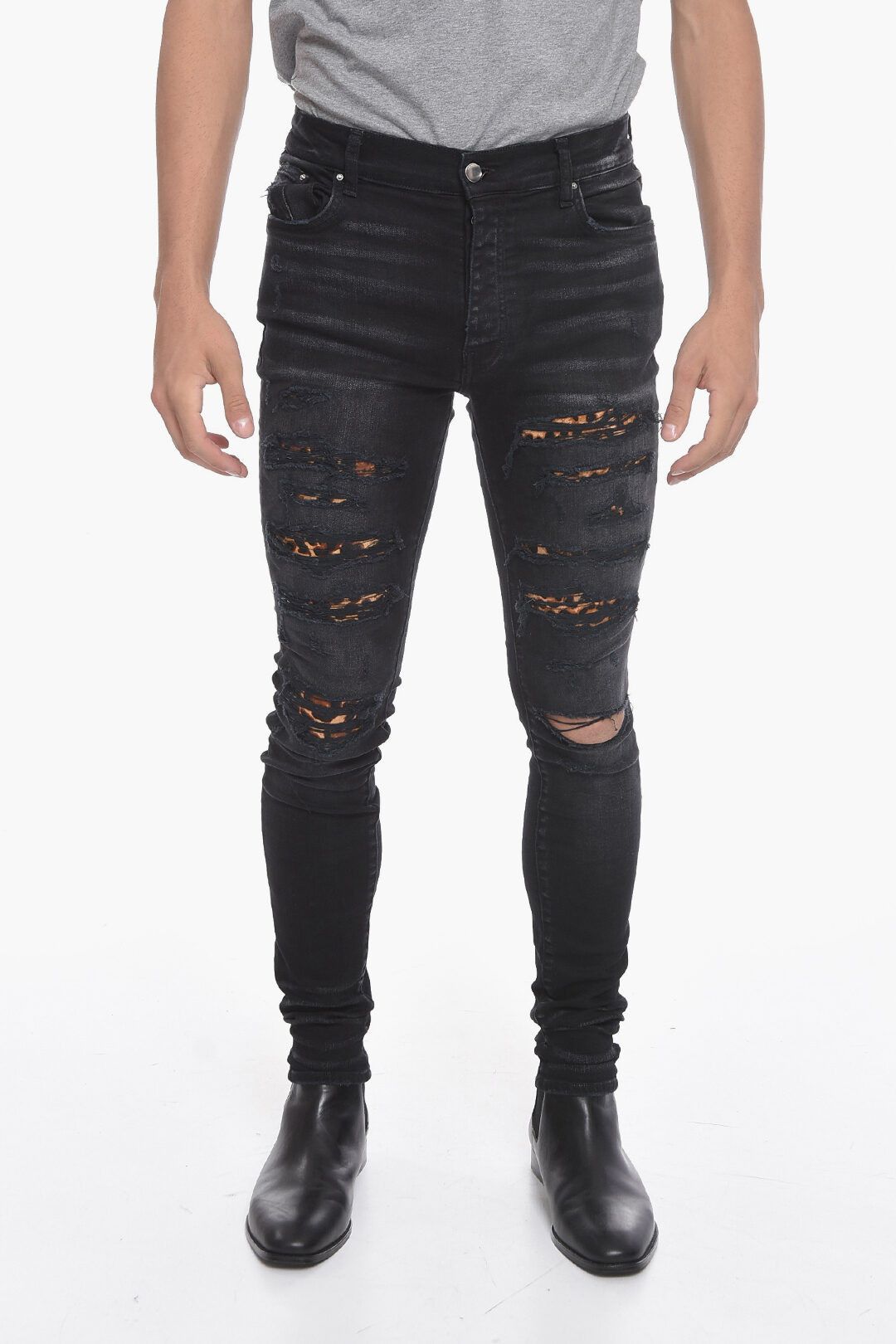 image of Amiri Og1Mm1223 Denim Pant In Black, Men's (Size 38)