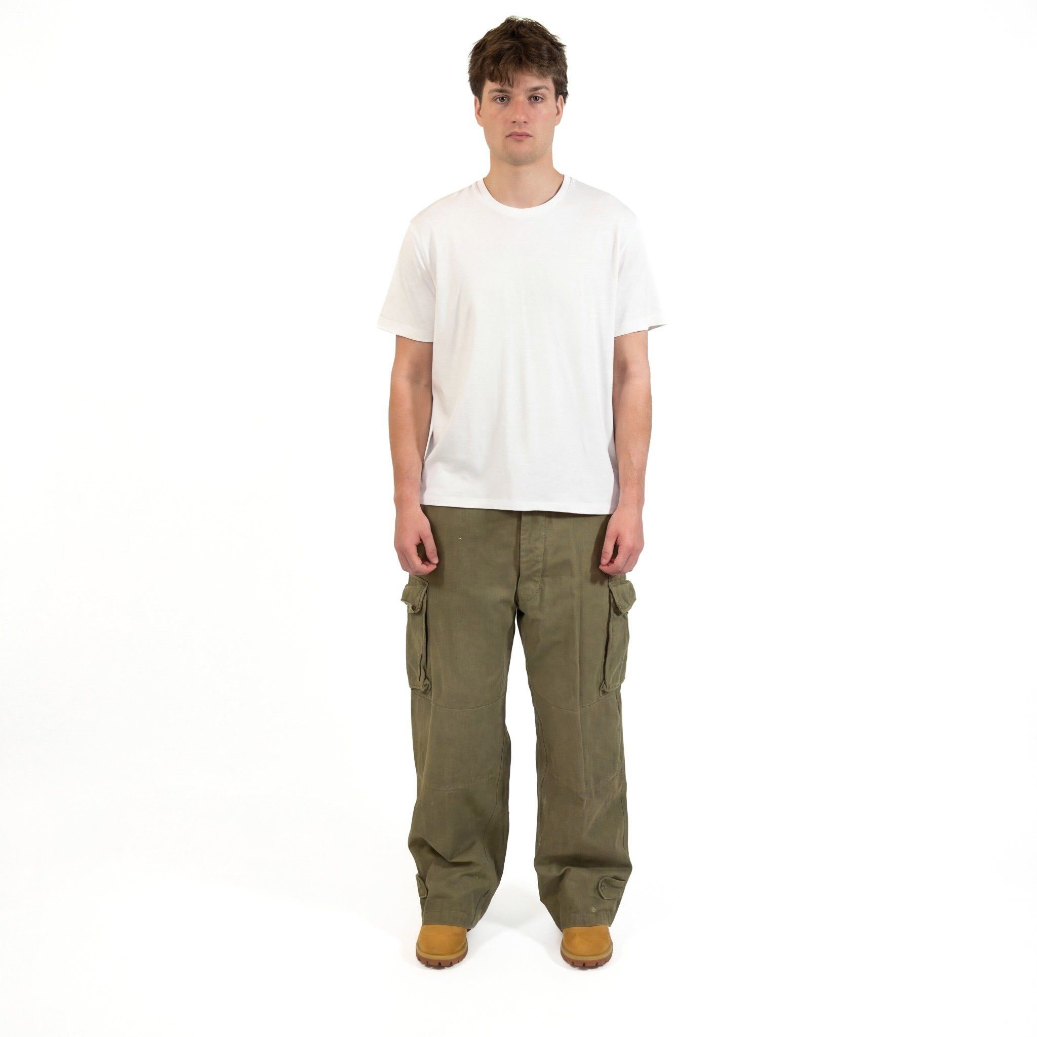 Vintage Vintage 50s French M47 Pants Size US 34 / EU 50 - 2 Thumbnail