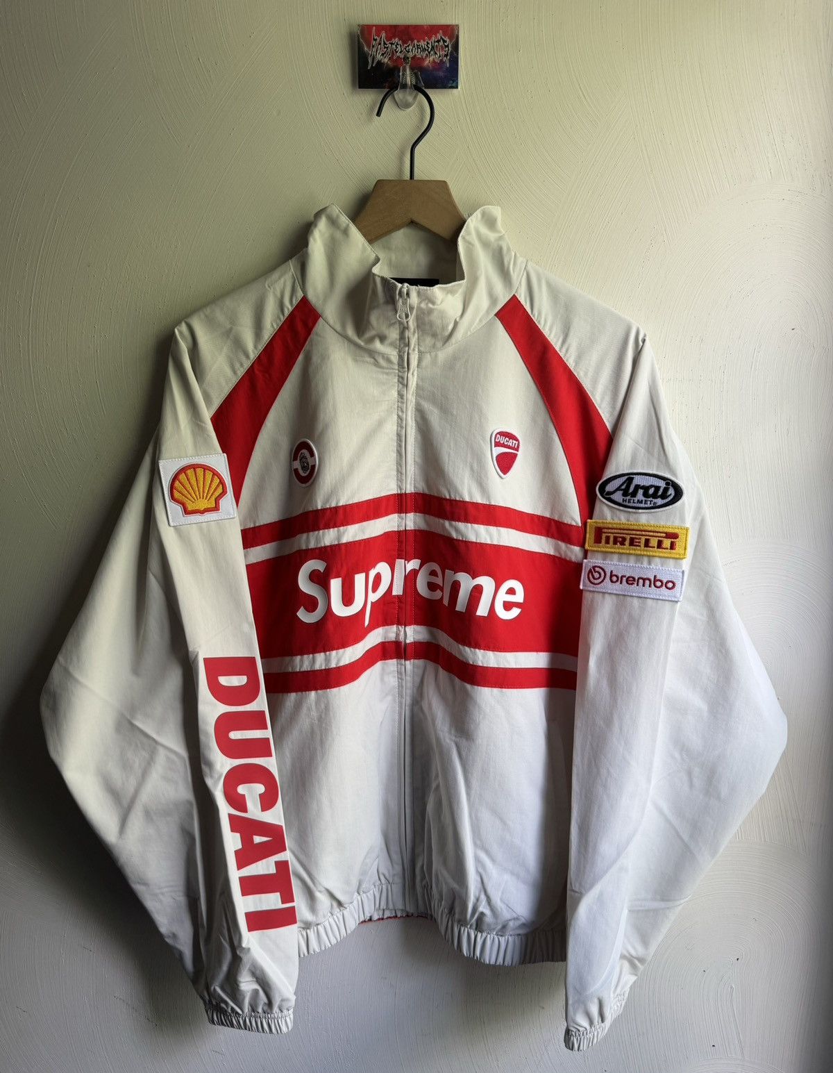 Supreme Supreme Ducati Racing Track Jacket Light Grey | Grailed