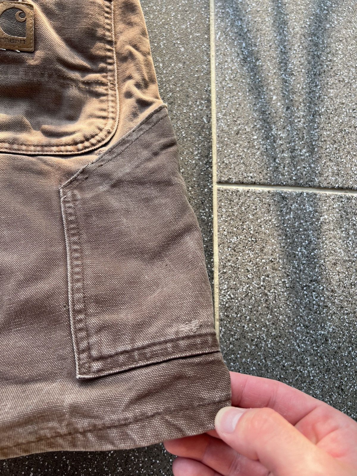 Carhartt × Vintage Carhartt Shorts Carpenter cargo Work Shorts Y2K Size US 36 / EU 52 - 15 Thumbnail