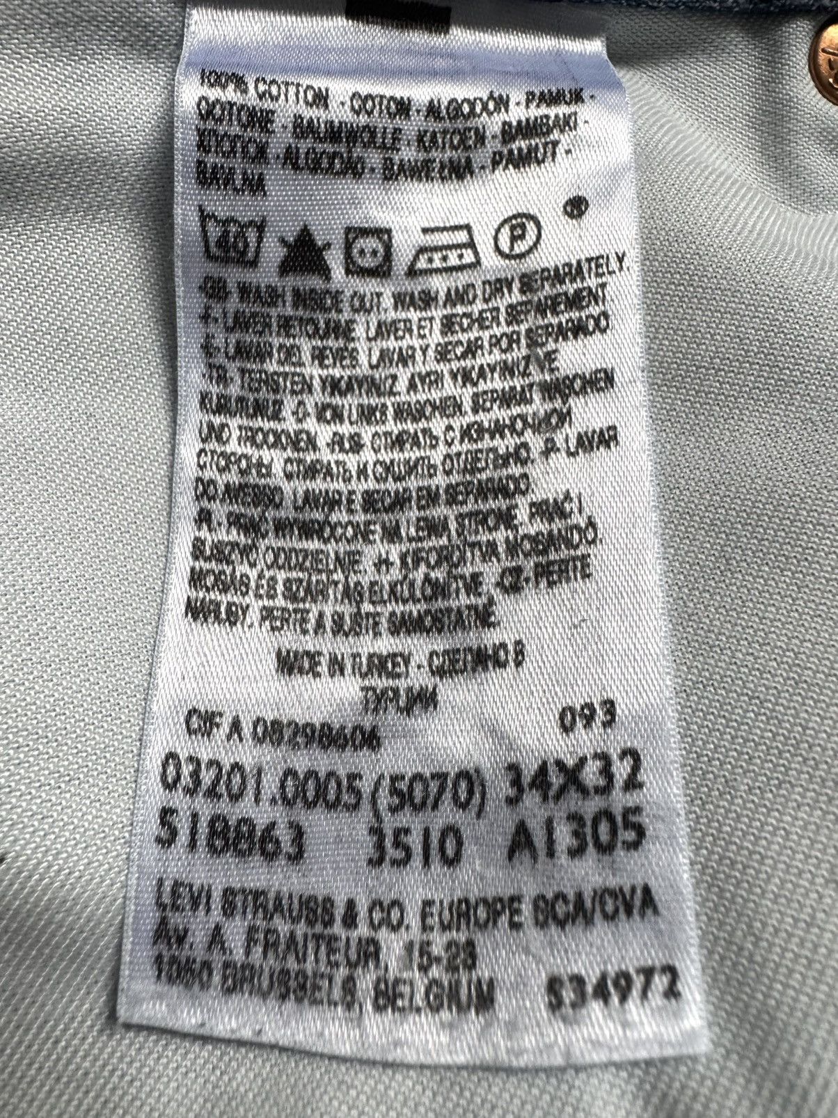 Levi's Authentic Levi’s 201 classic straight jeans 34x32 Size US 34 / EU 50 - 10 Thumbnail
