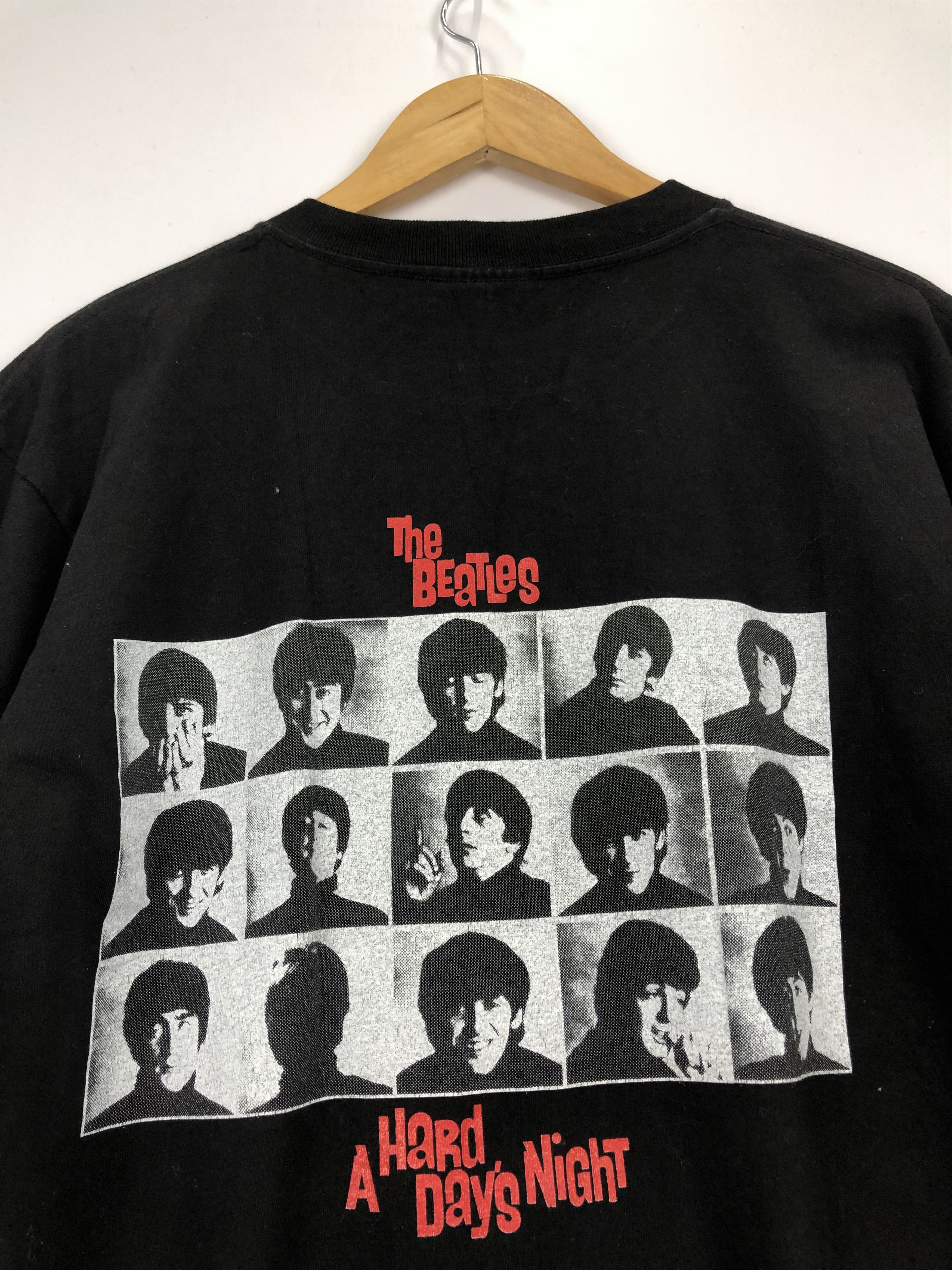 Band Tees × Vintage Vintage 90s The Beatles A Hard Days Night Band Tee TA0001 Size US L / EU 52-54 / 3 - 4 Thumbnail