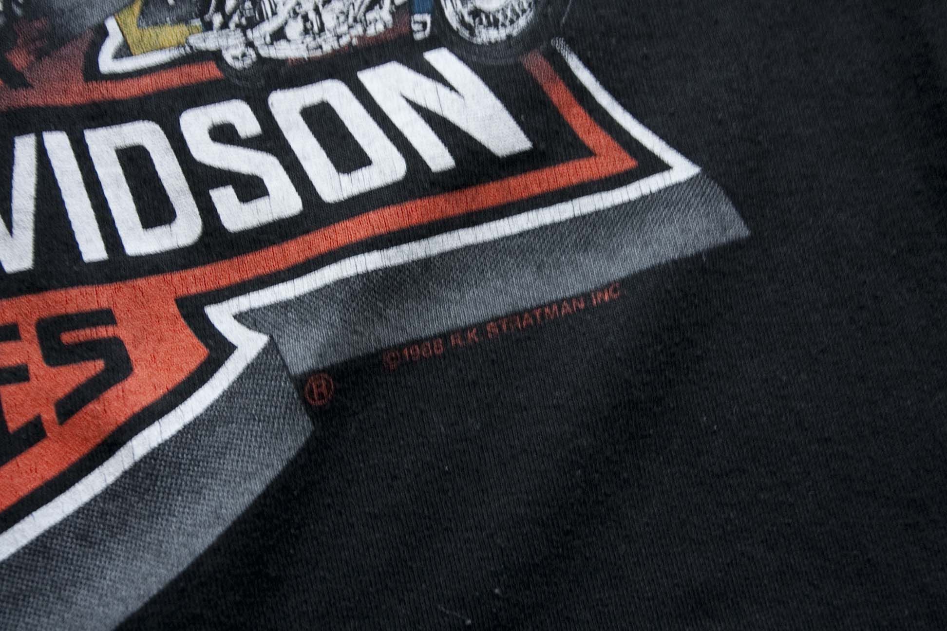 Harley Davidson × Jerzees × Vintage Harley Davidson T Shirt Haulin Class Jerzees 1988 Cape Code Size US M / EU 48-50 / 2 - 5 Thumbnail