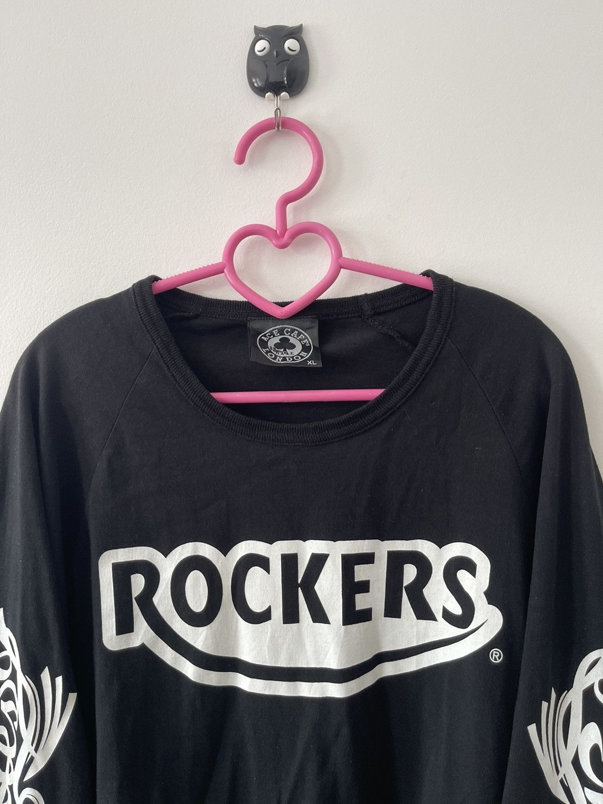 Harley Davidson Rare Vintage ACE CAFE LONDON ROCKERS Spell Out Embroidered Size US XL / EU 56 / 4 - 6 Thumbnail