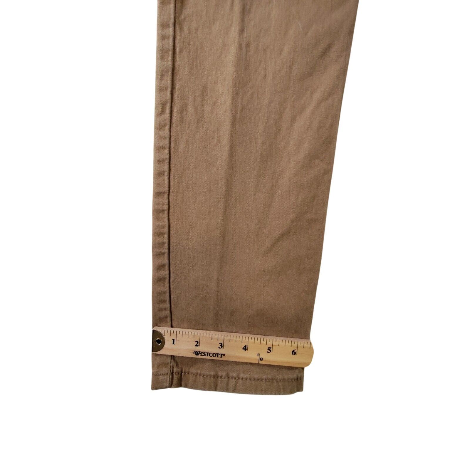 Levi's Levis 502 Jeans Men's 33x32 Brown Regular Taper fit Size US 33 - 6 Thumbnail