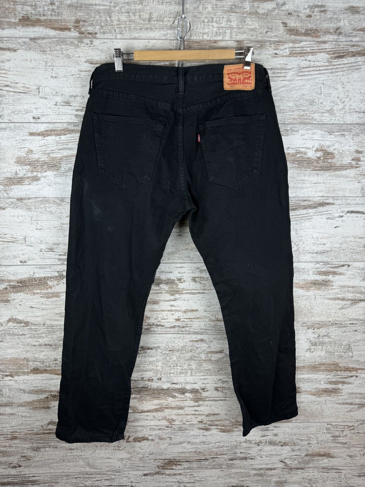 Levi's × Levi's Vintage Clothing × Vintage Mens Vintage Levi’s 501 denim jeans pants black size 36 rare Size US 36 / EU 52 - 4 Thumbnail