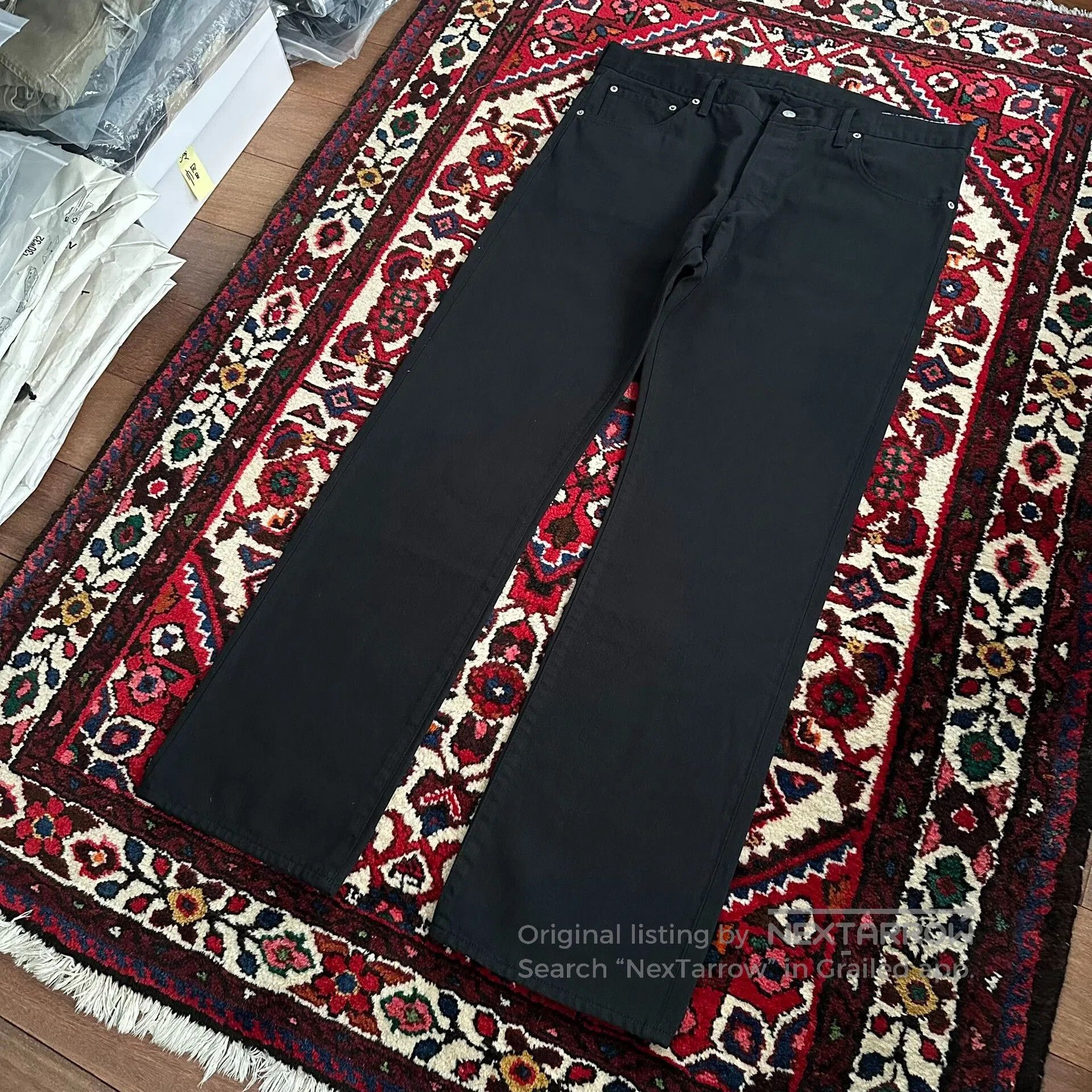 Visvim black overdyed denim pants by visvim. Size US 34 / EU 50 - 3 Thumbnail