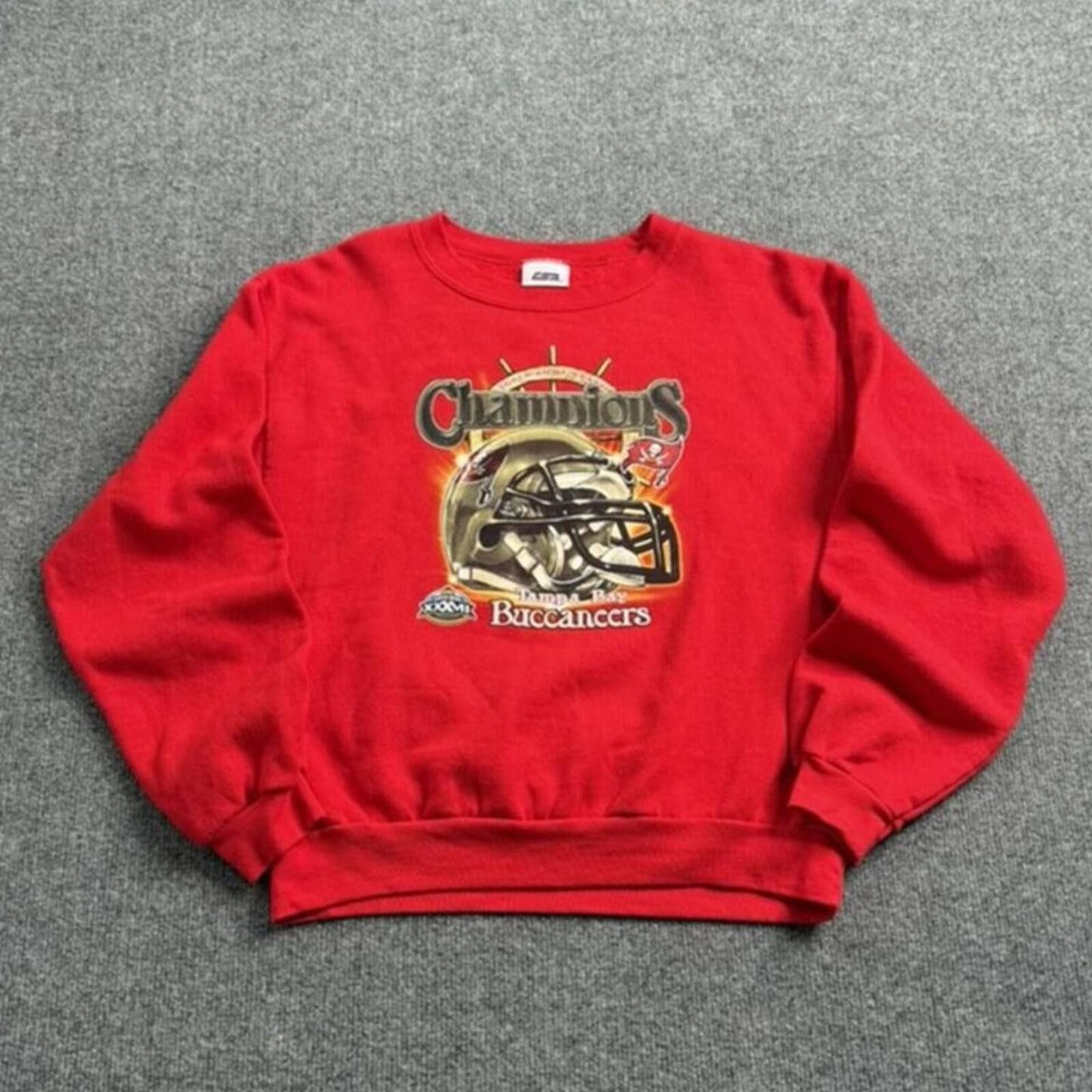 CSA Y2K Tampa Bay Buccaneers Super Bowl XXXVII Champs Sweatshirt Size US XL / EU 56 / 4 - 1 Thumbnail