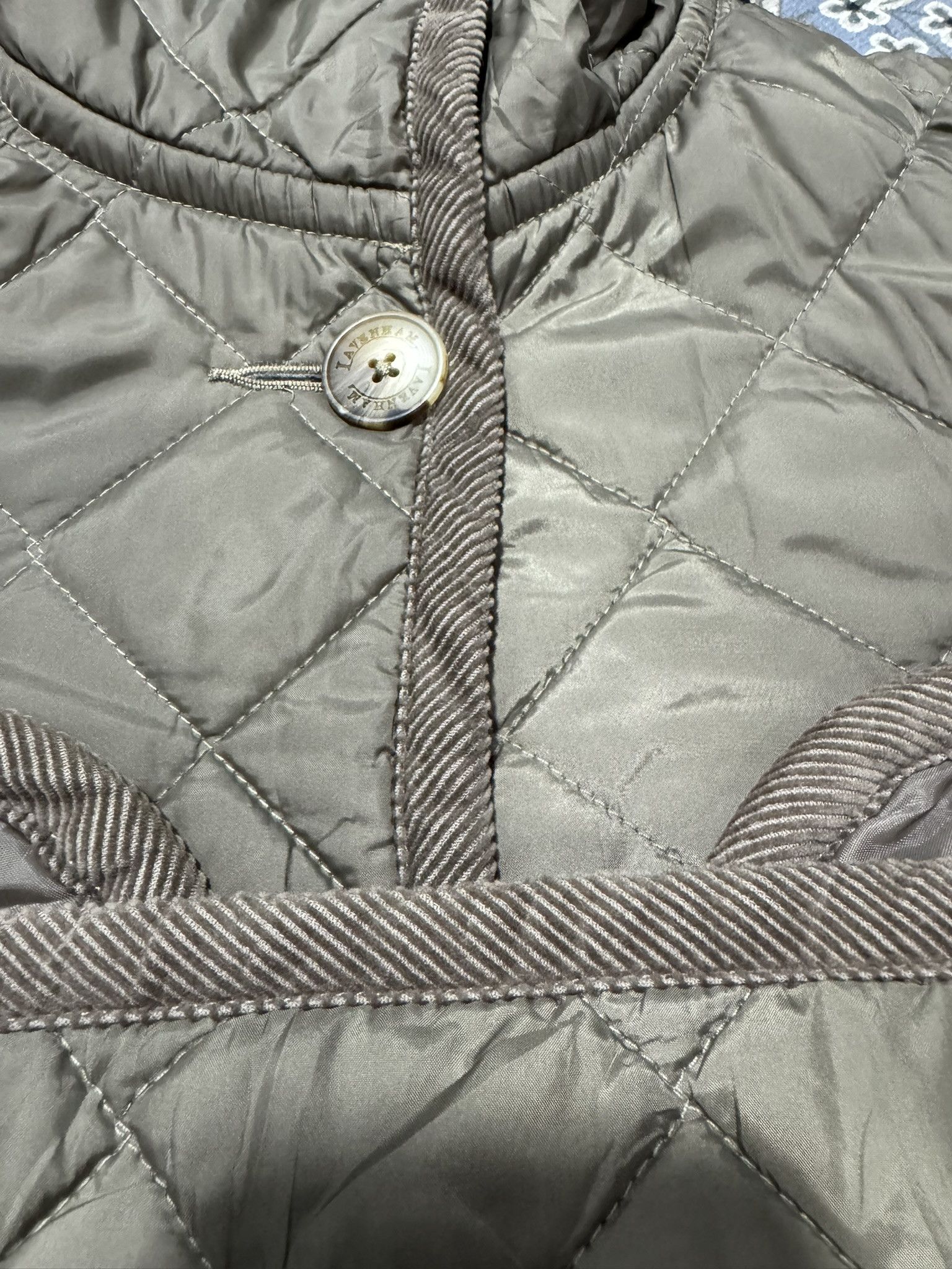 Lavenham Lavenham Quilted Long Coat Jacket Size US L / EU 52-54 / 3 - 6 Thumbnail
