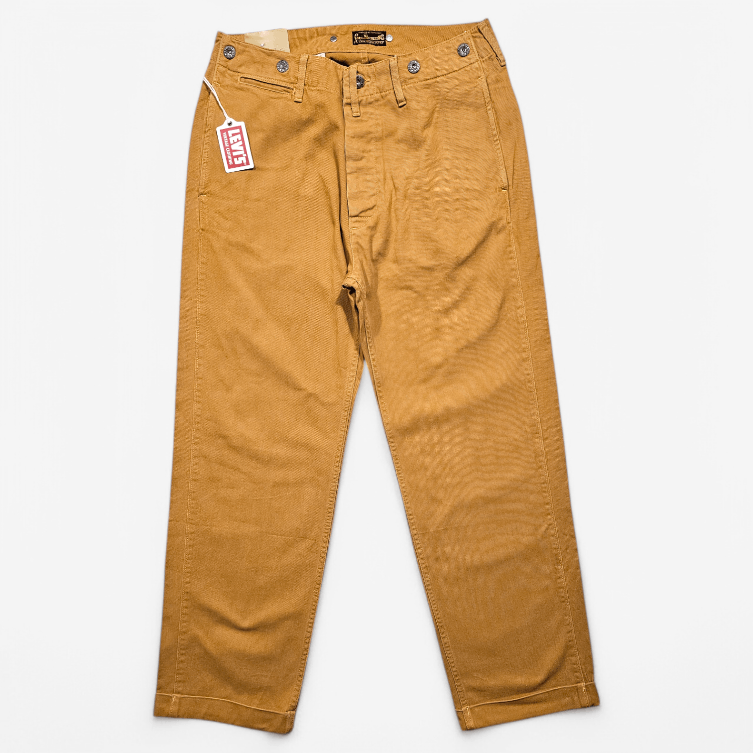 Levi's Vintage Clothing NWT Levi's Vintage Clothing 1920's Born Brown Chinos W31L29 Size US 31 - 2 Thumbnail