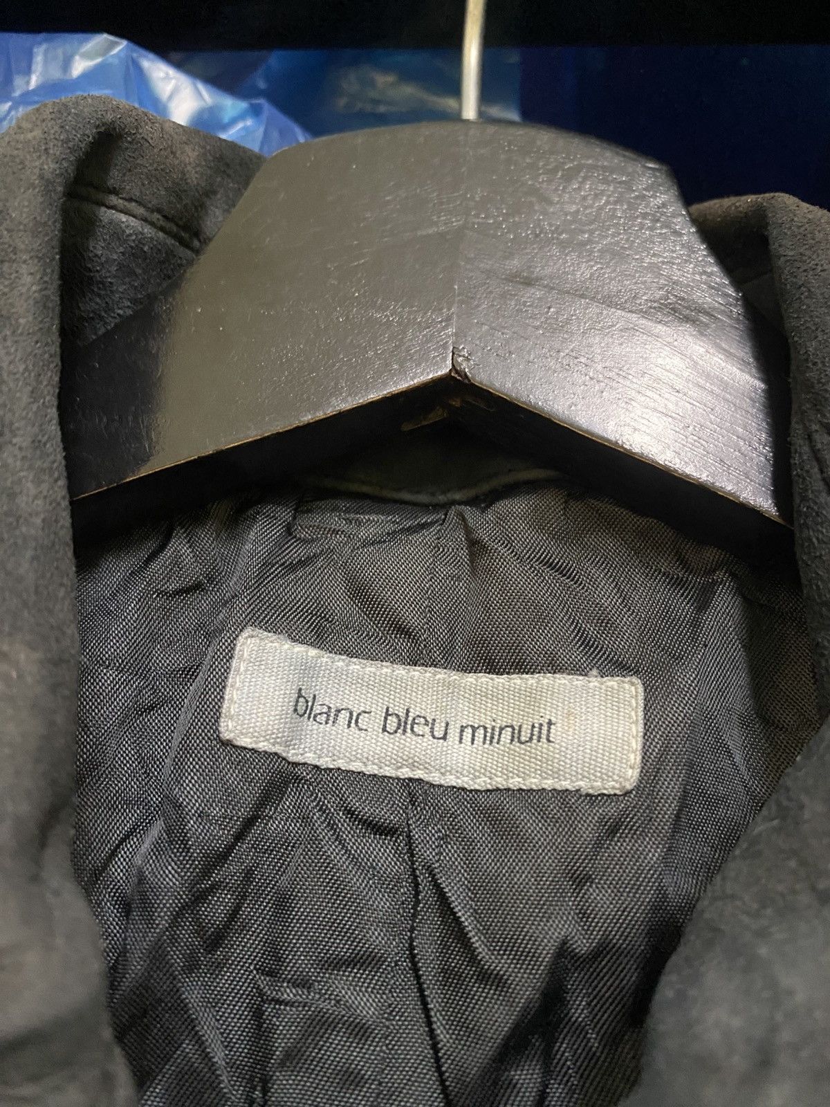 Japanese Brand Blanc Bleu Minuit Vintage Black Suede Jacket Timeless Appeal Size US XS / EU 42 / 0 - 6 Thumbnail