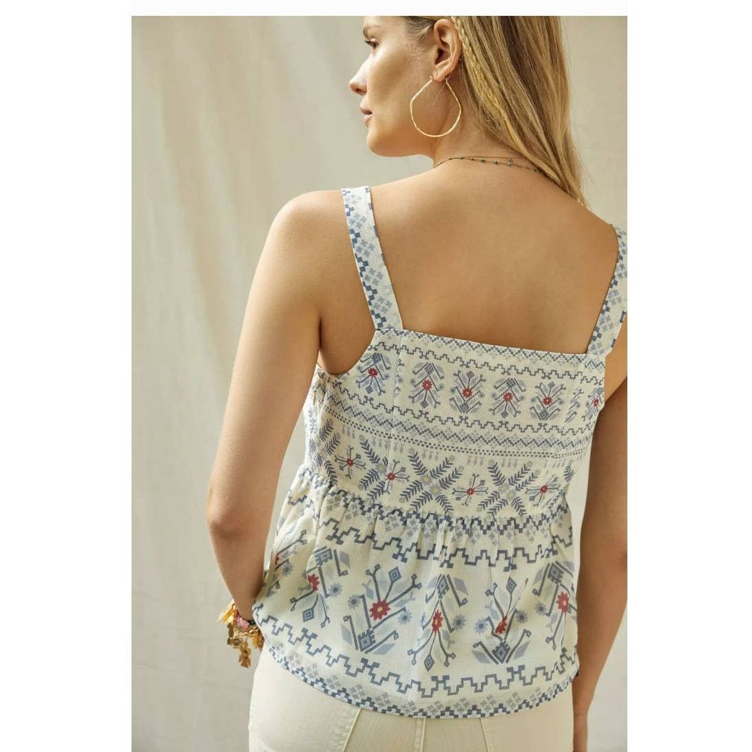 Anthropologie Anthropologie Forever That Girl Lace-Up Peplum Tank SMALL Size S / US 4 / IT 40 - 4 Thumbnail